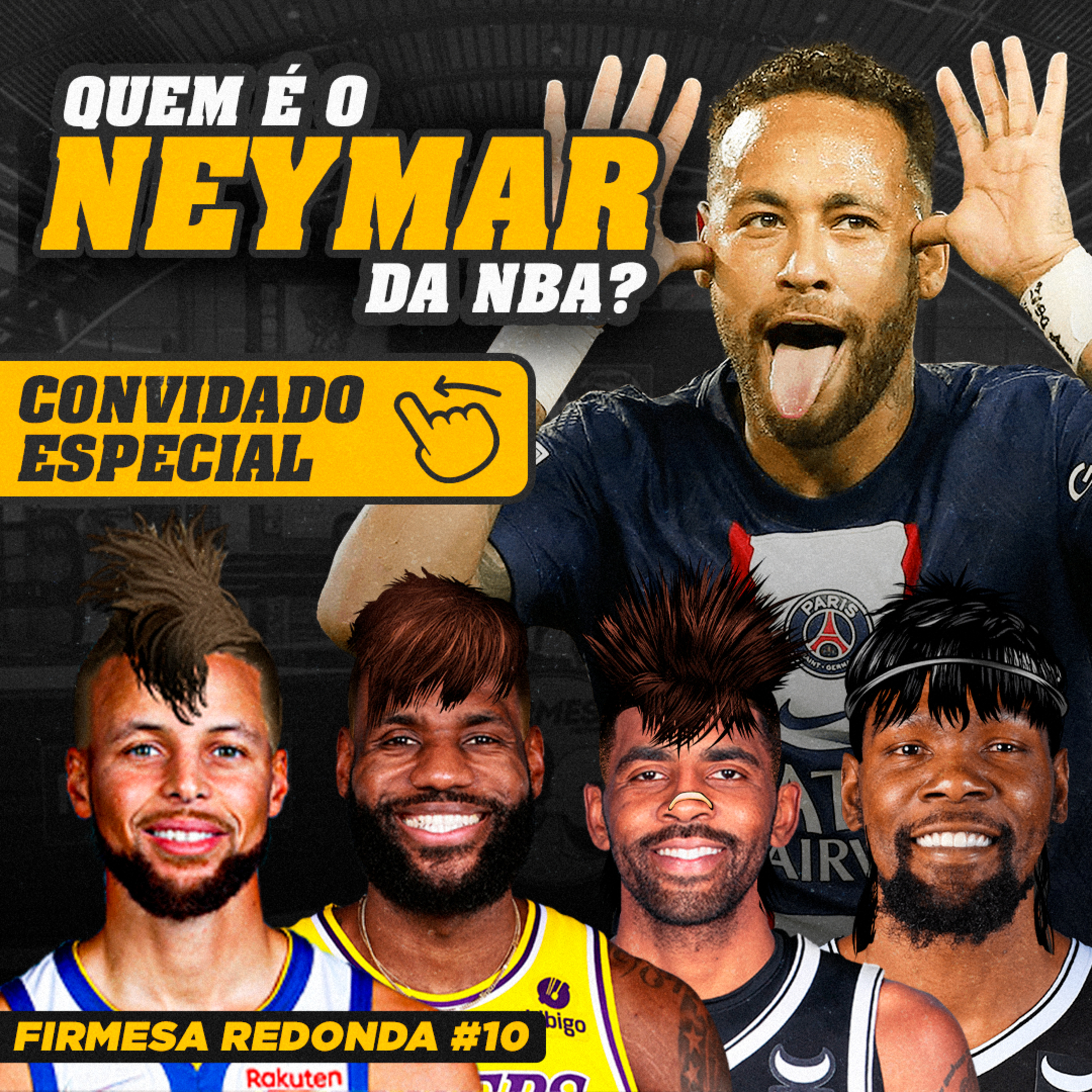 COMPARANDO OS ASTROS DA NBA COM OS CRAQUES DO FUTEBOL c/ DENIS DO BOLA PRESA | FIRMESA REDONDA #10
