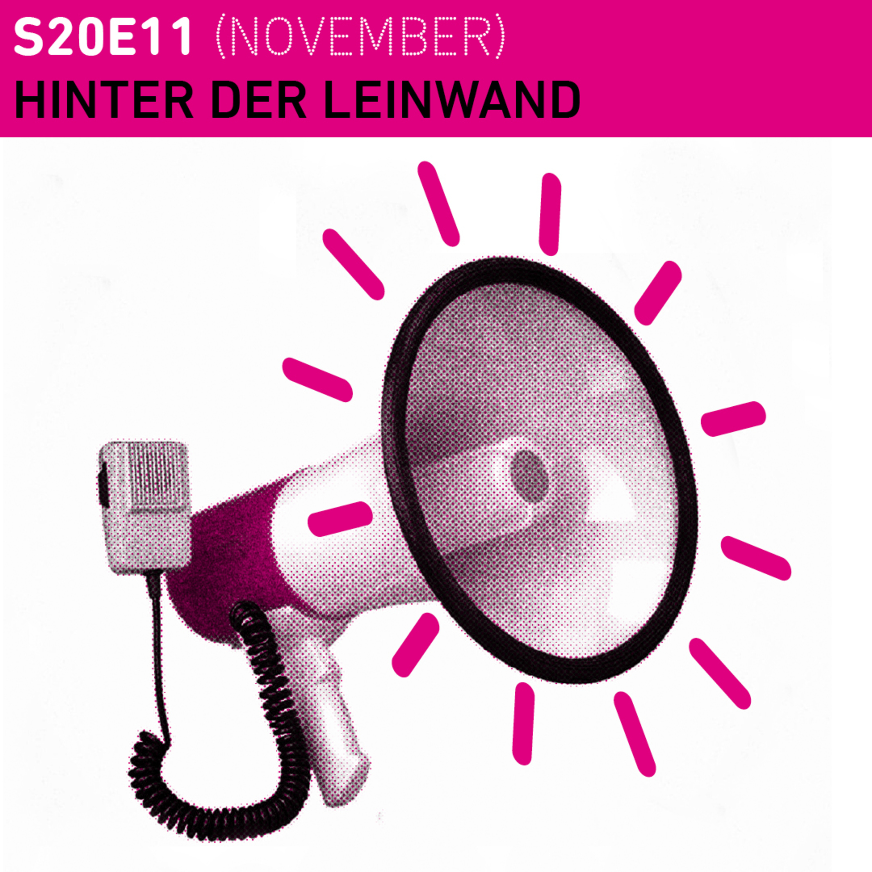 Hinter der Leinwand