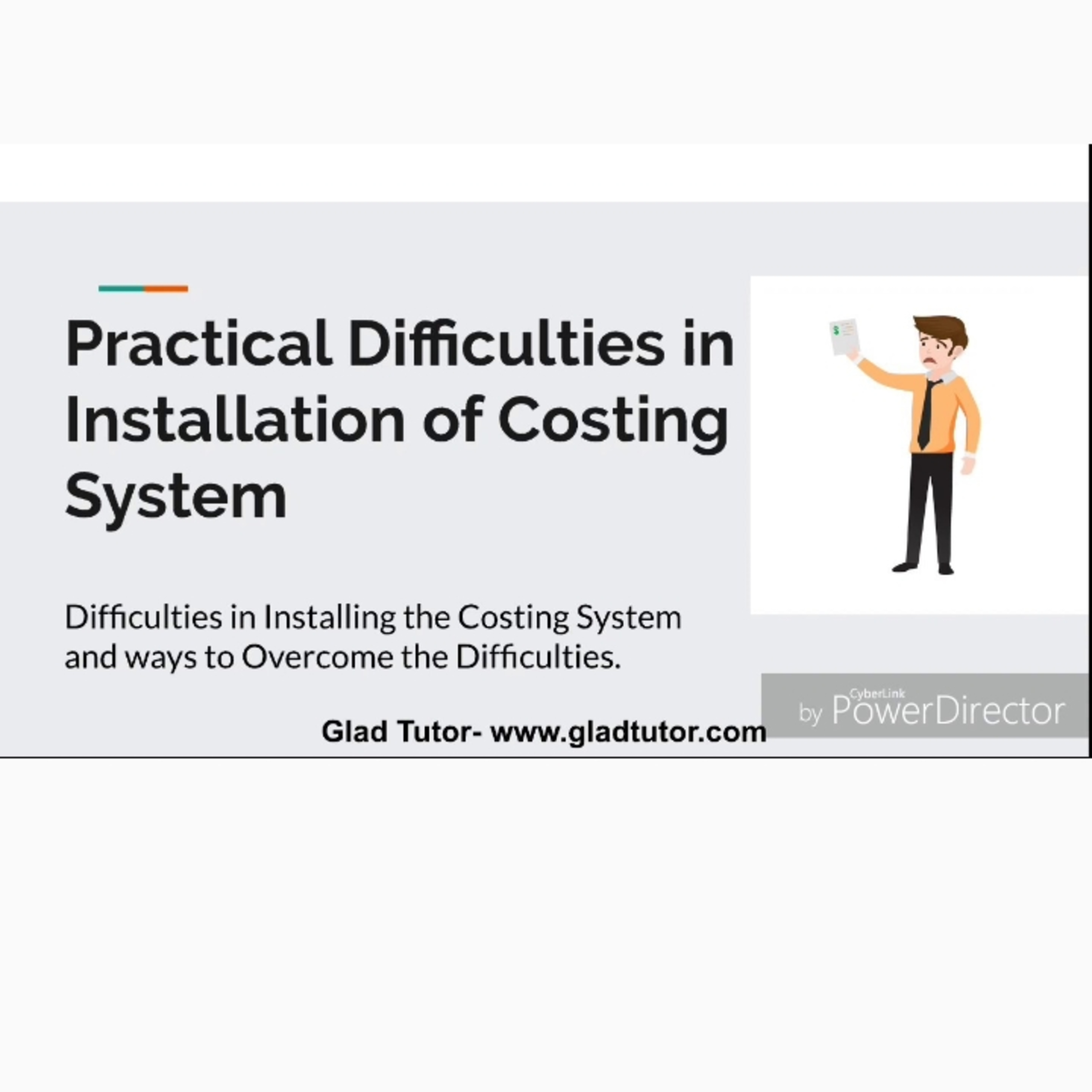 Difficulties in Installation of Costing System and Steps to Overcome