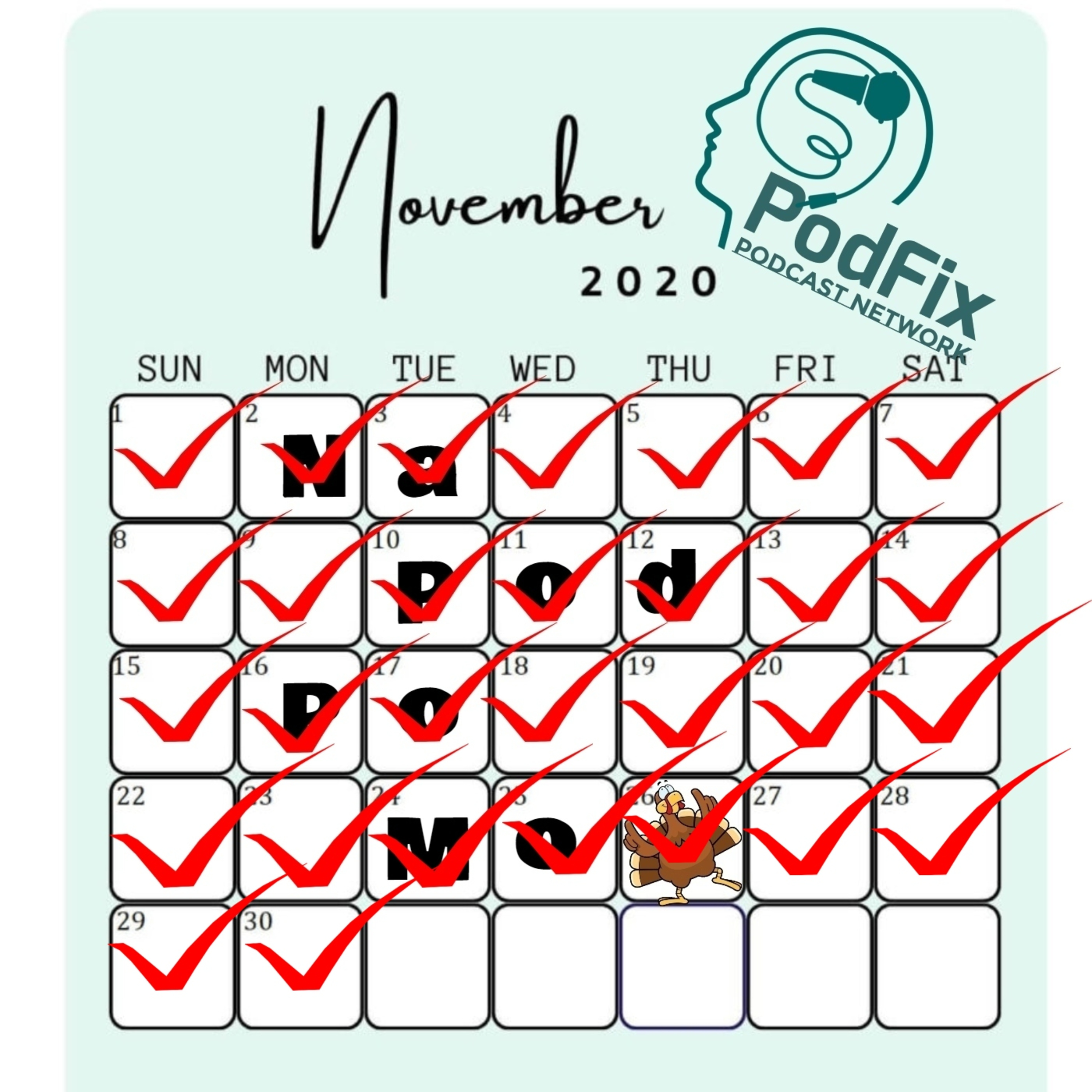 #NaPodPoMo - Day 30 - WoooHoooo!! We Made It To The End!! aka November Mixtape