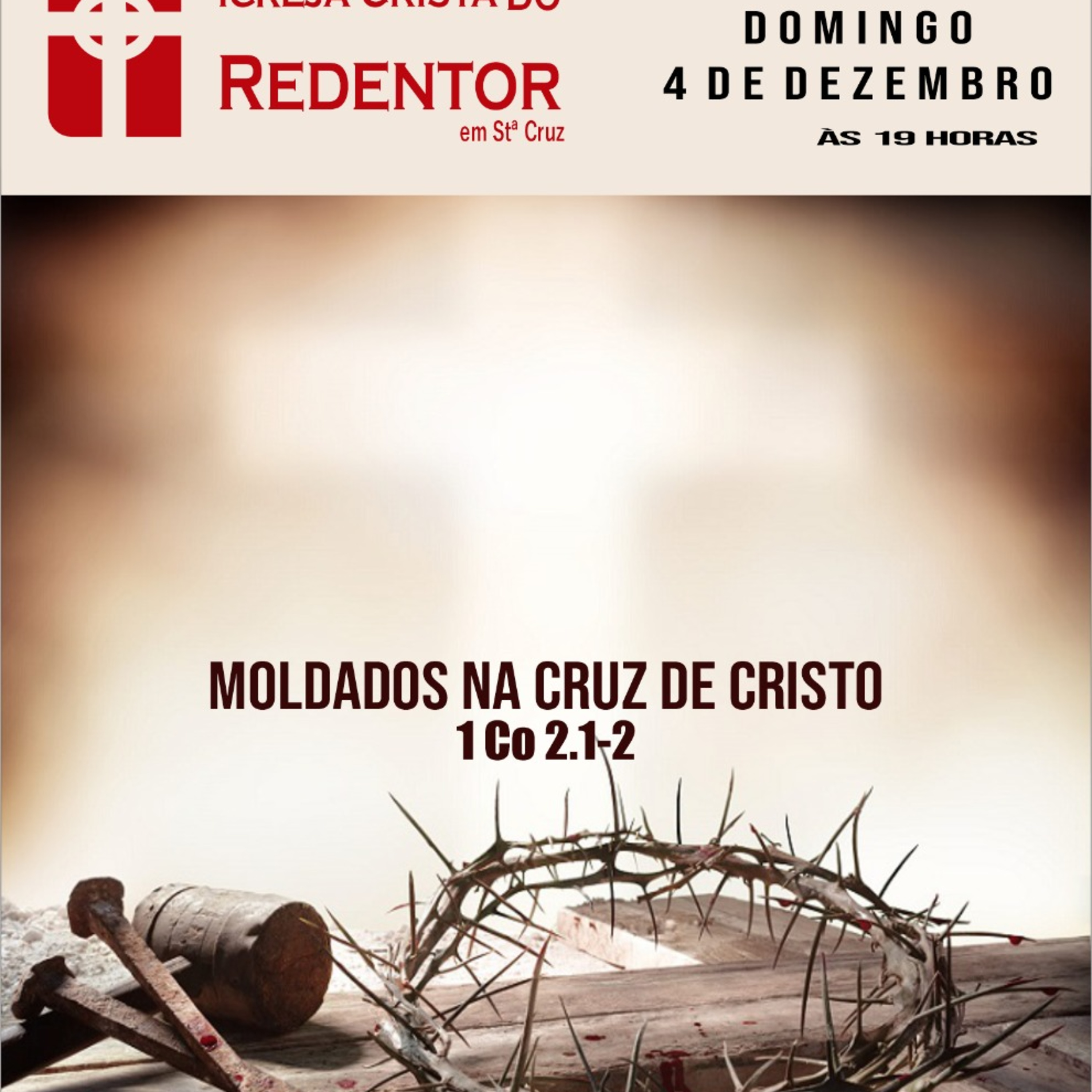 Moldados na Cruz de Cristo. 1Co 2: 1-2 episode artwork