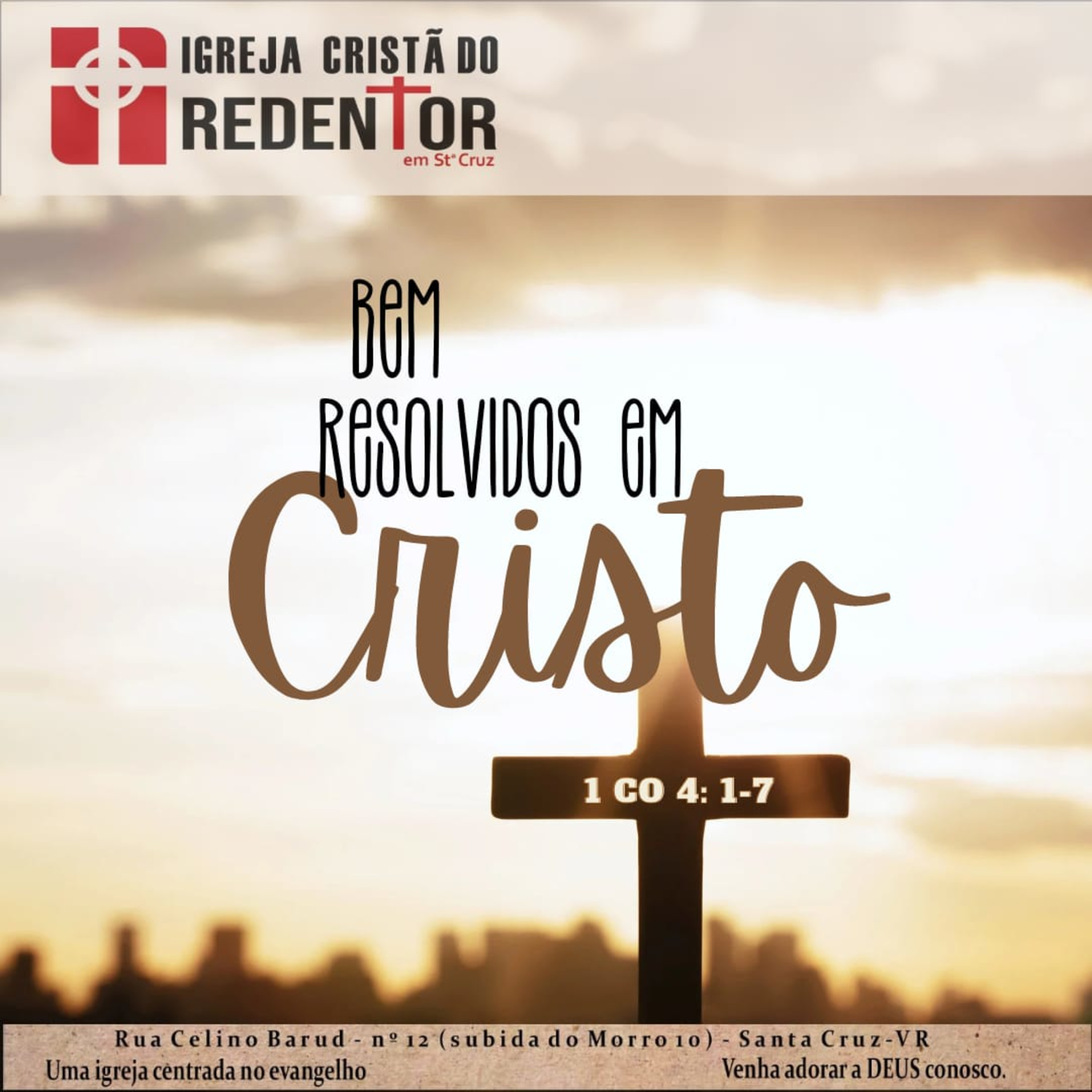 Bem Resolvidos em Cristo. episode artwork