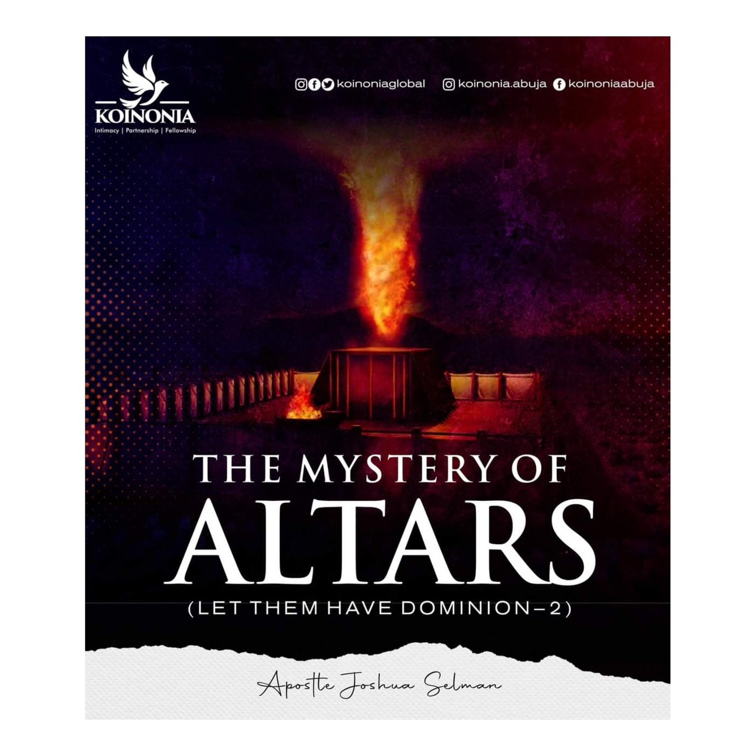 LET THEM HAVE DOMINION PART TWO [THE MYSTERY OF ALTARS] ||Apostle Joshua Selman ||17/07/2022