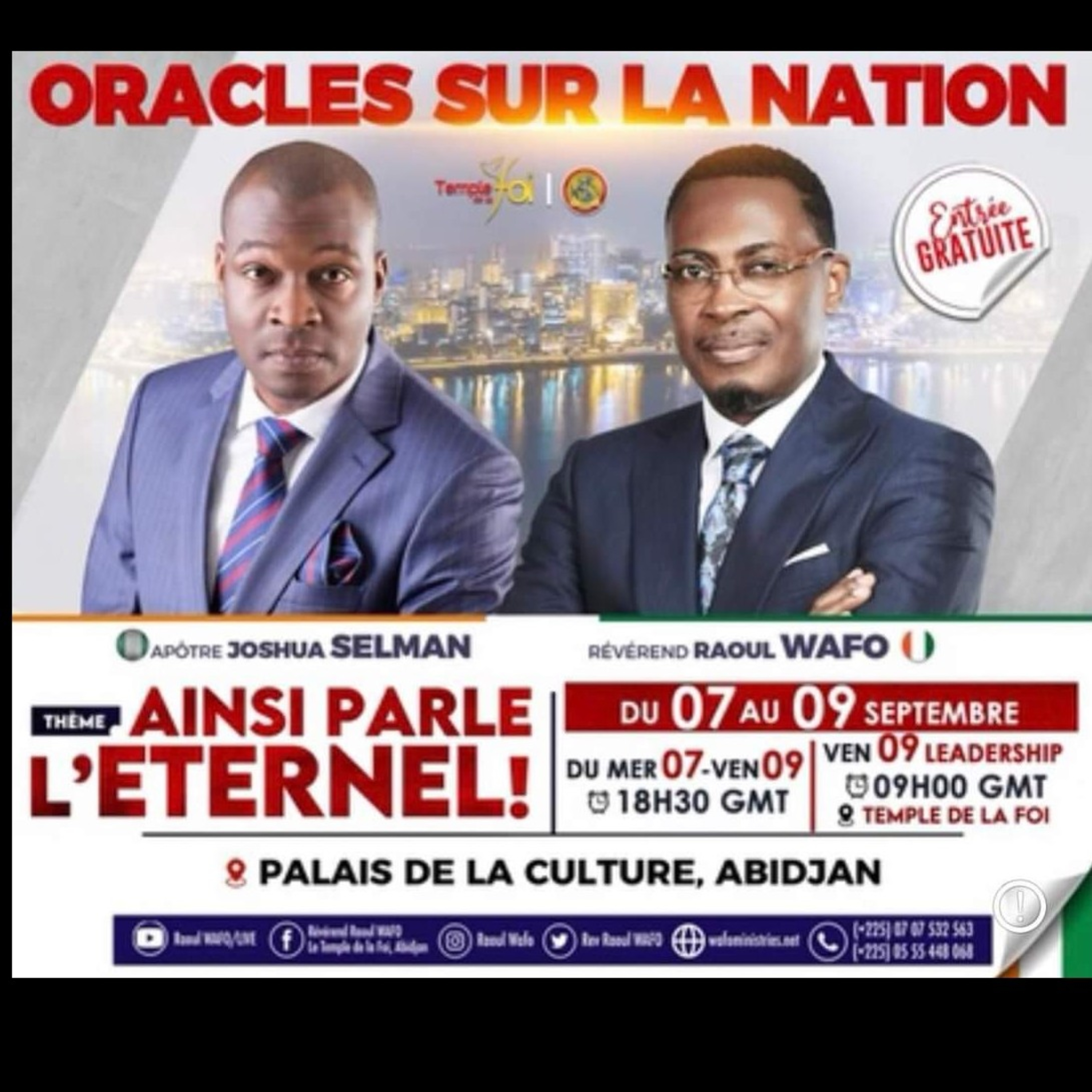 Birthing Prophetic Seasons || Thus Saith The Lord || Abidjan-Cote D'ivoire || Apostle Joshua Selman