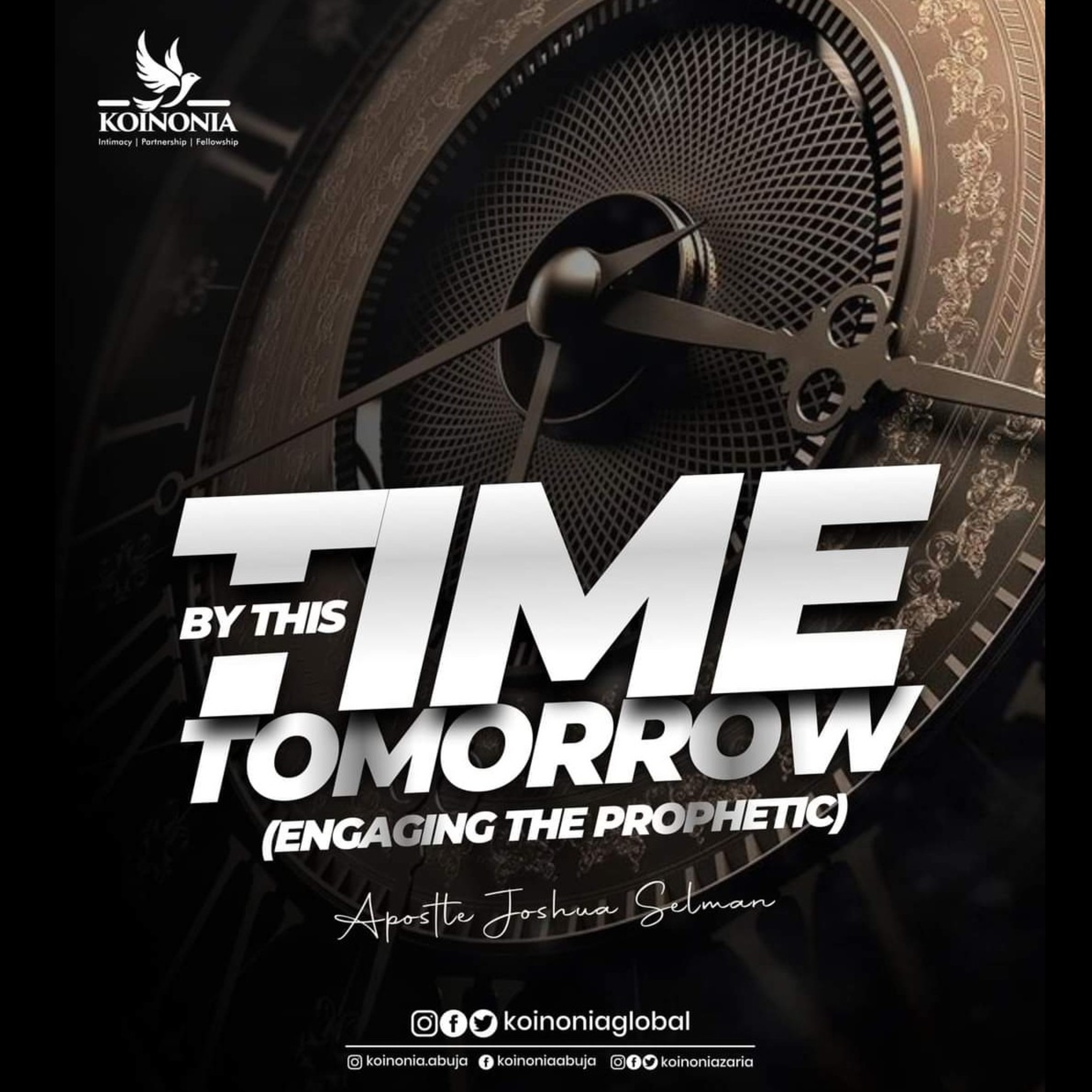 By This Time Tomorrow ||Koinonia Abuja ||Apostle Joshua Selman ||11/12/2022