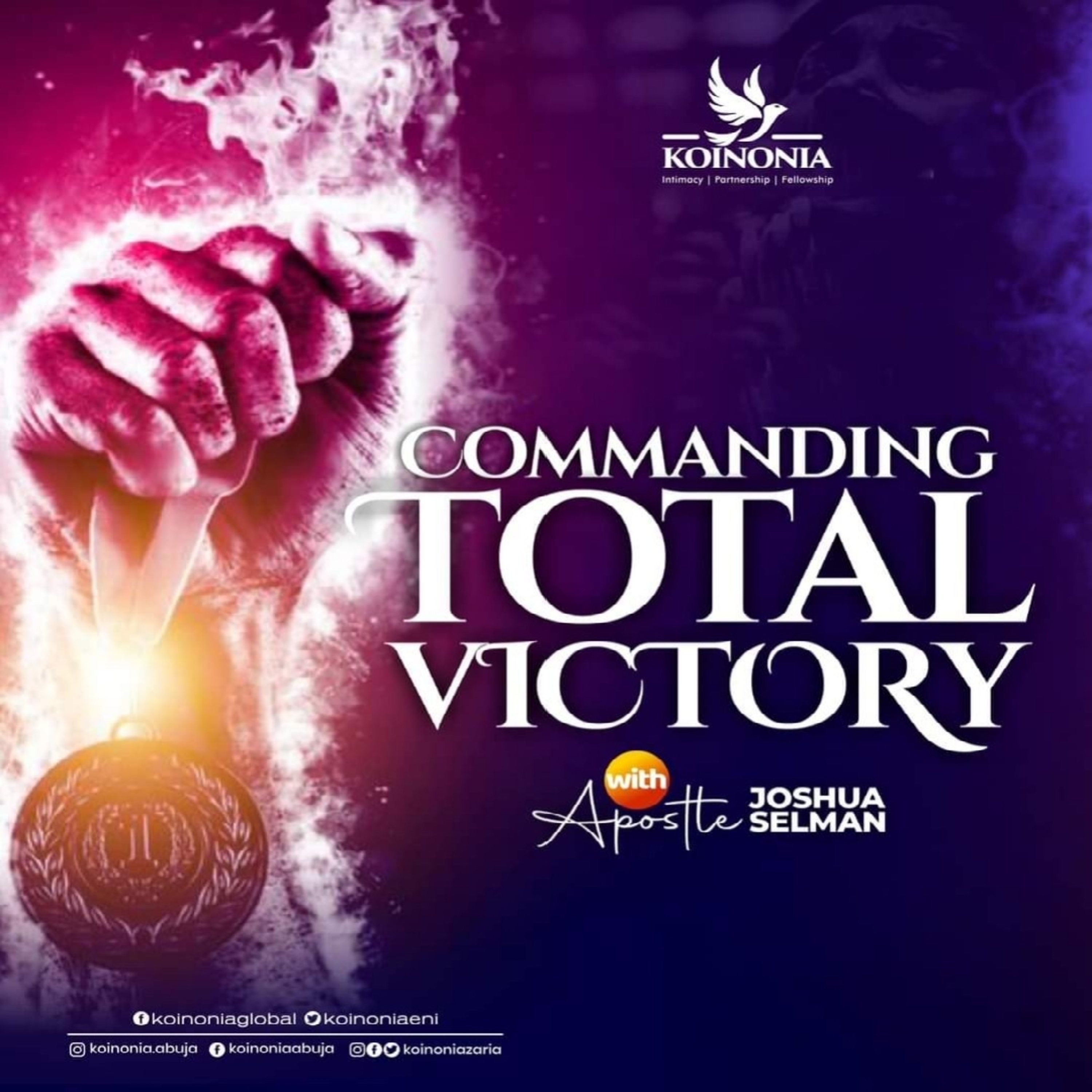 COMMANDING TOTAL VICTORY WITH APOSTLE JOSHUA SELMAN || Konoinia-Abuja || 21.05.I2023