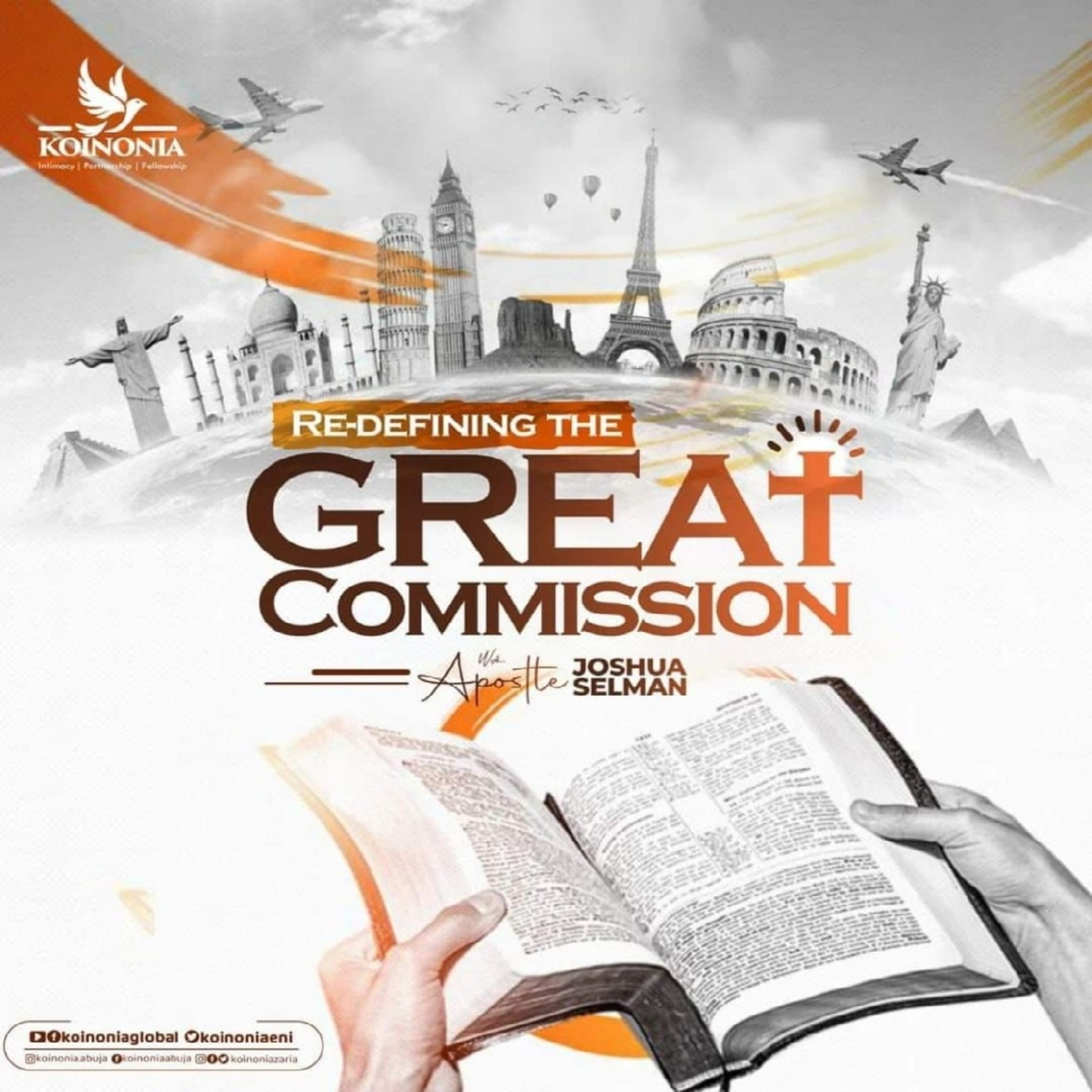 RE-DEFINING THE GREAT COMMISSION WITH APOSTLE JOSHUA SELMAN 16.07.2023