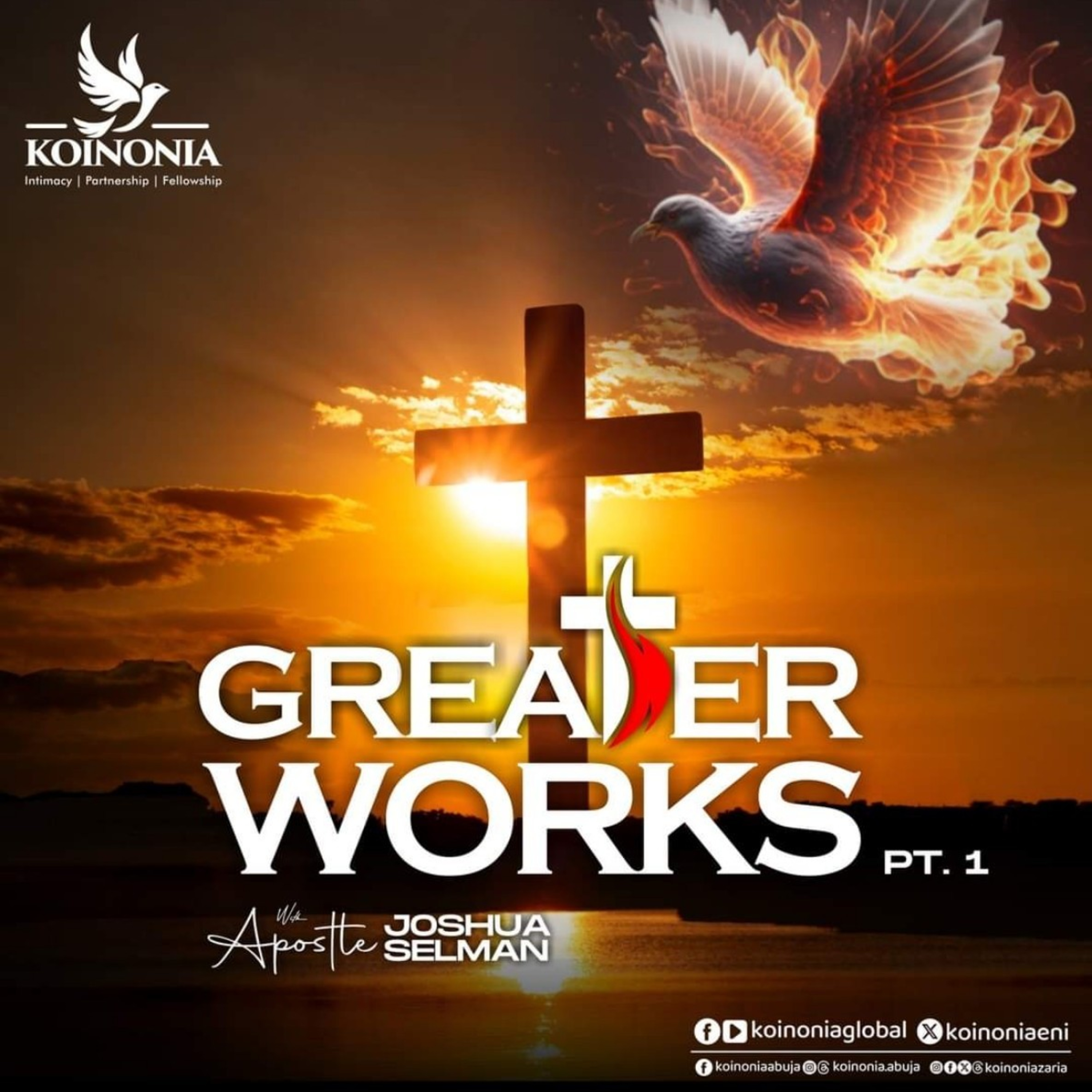 (FULL SERVICE) GREATER WORKS (PART 1) WITH APOSTLE JOSHUA SELMAN II03II09II2023