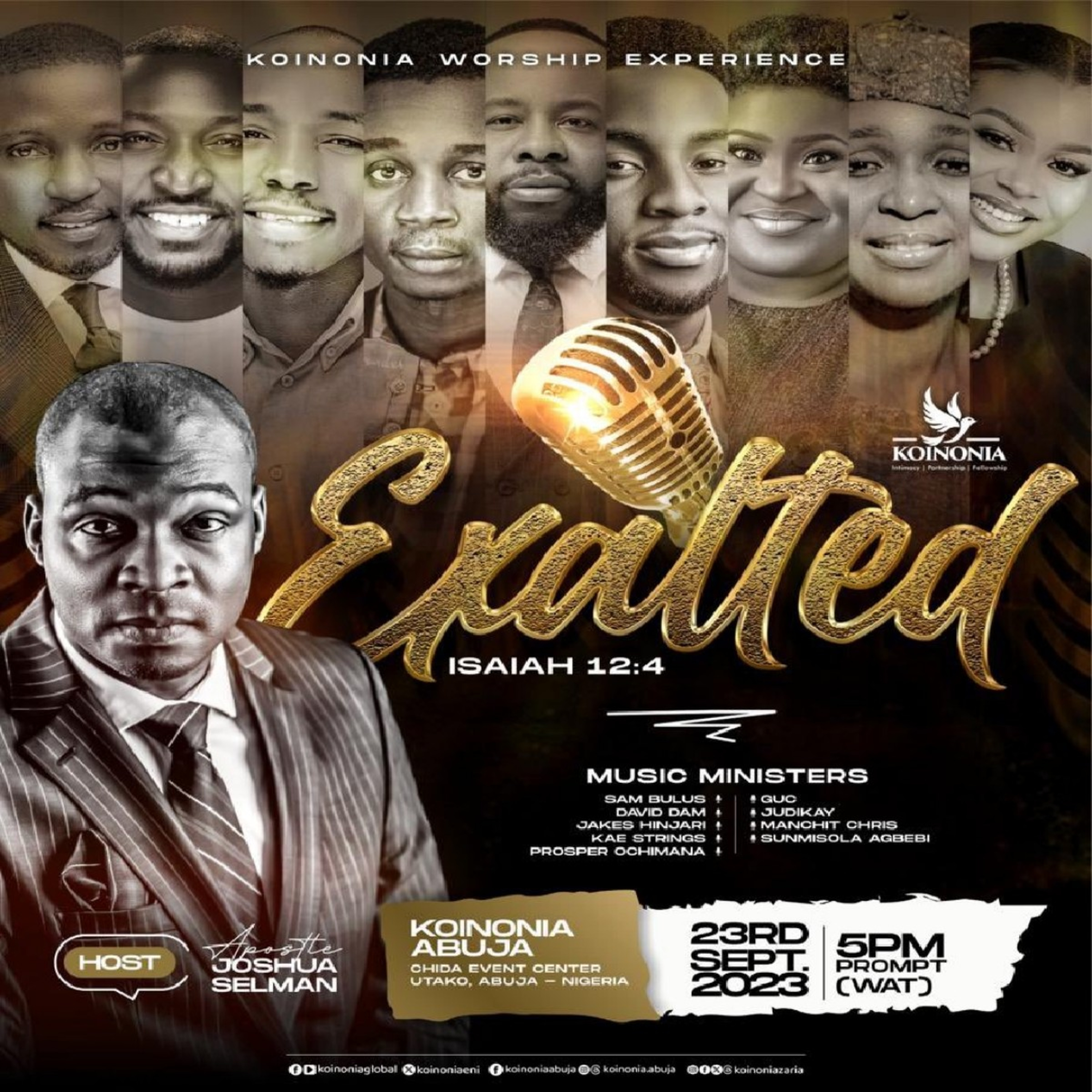 KOINONIA WORSHIP EXPERIENCE WITH APOSTLE JOSHUA SELMAN || 23|09|2023