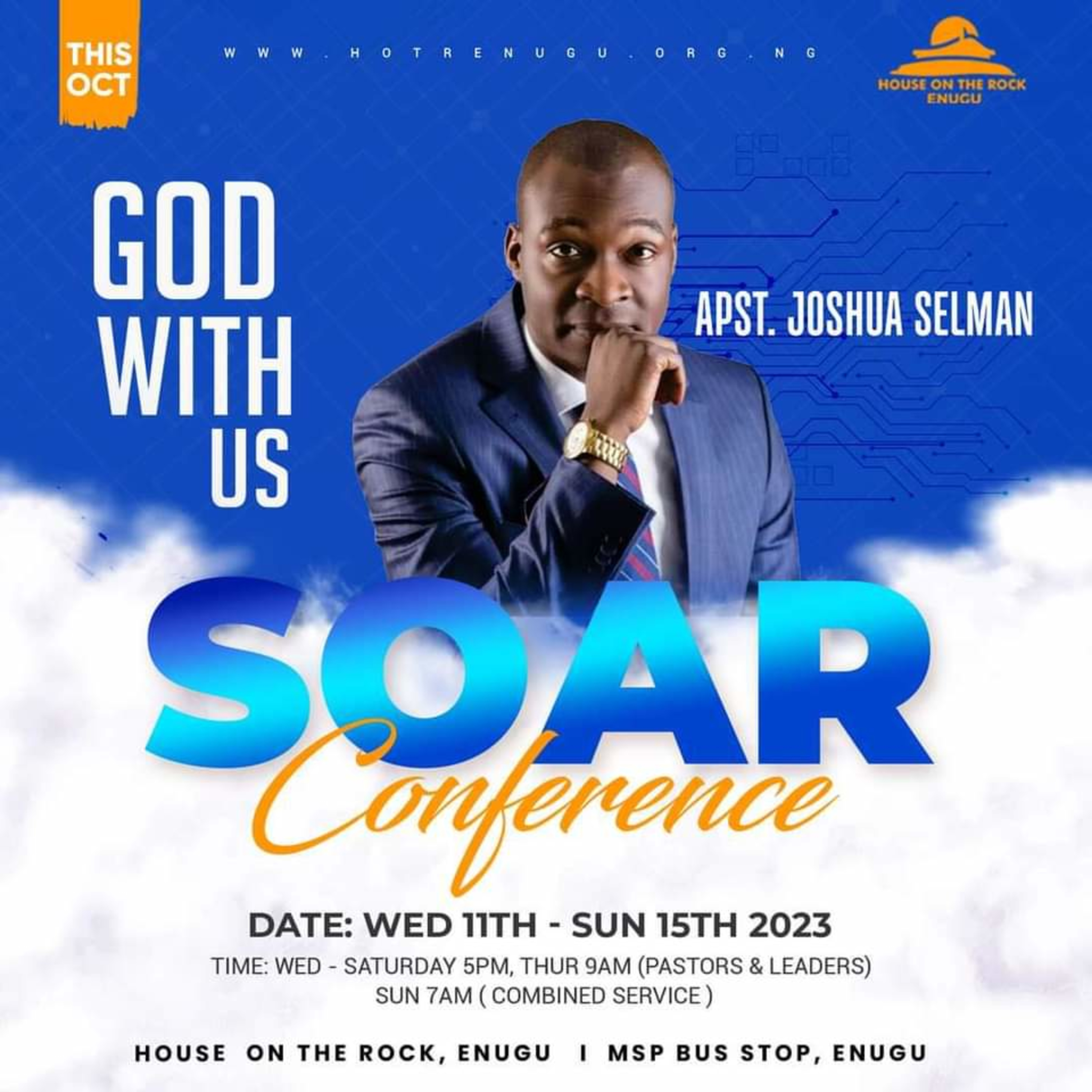 THE MANDATE OF LEADERS || SOAR CONFERENCE 2023 || HOTR ENUGU-NIGERIA || APOSTLE JOSHUA SELMAN
