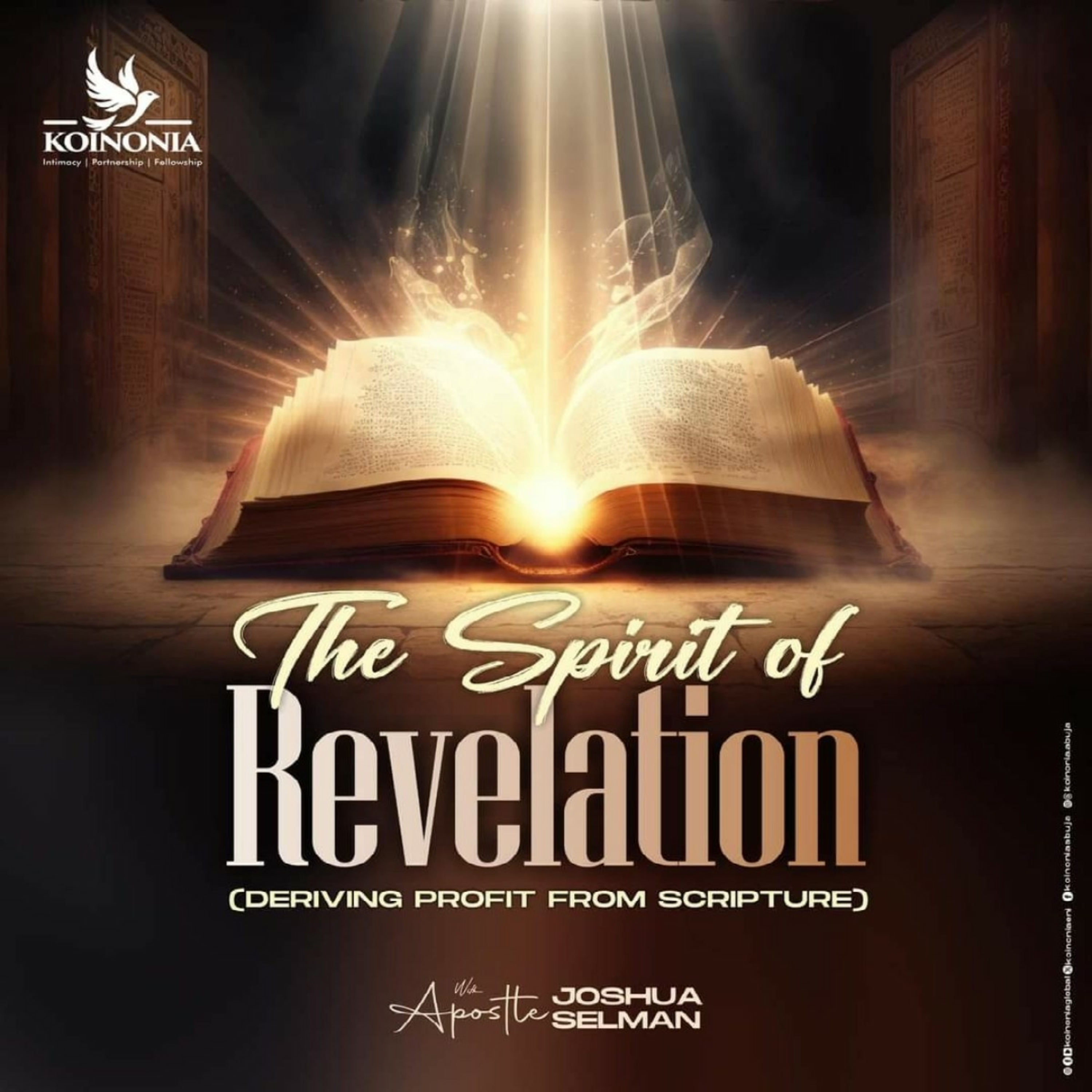 THE SPIRIT OF REVELATION WITH APOSTLE JOSHUA SELMAN 24.03.2024