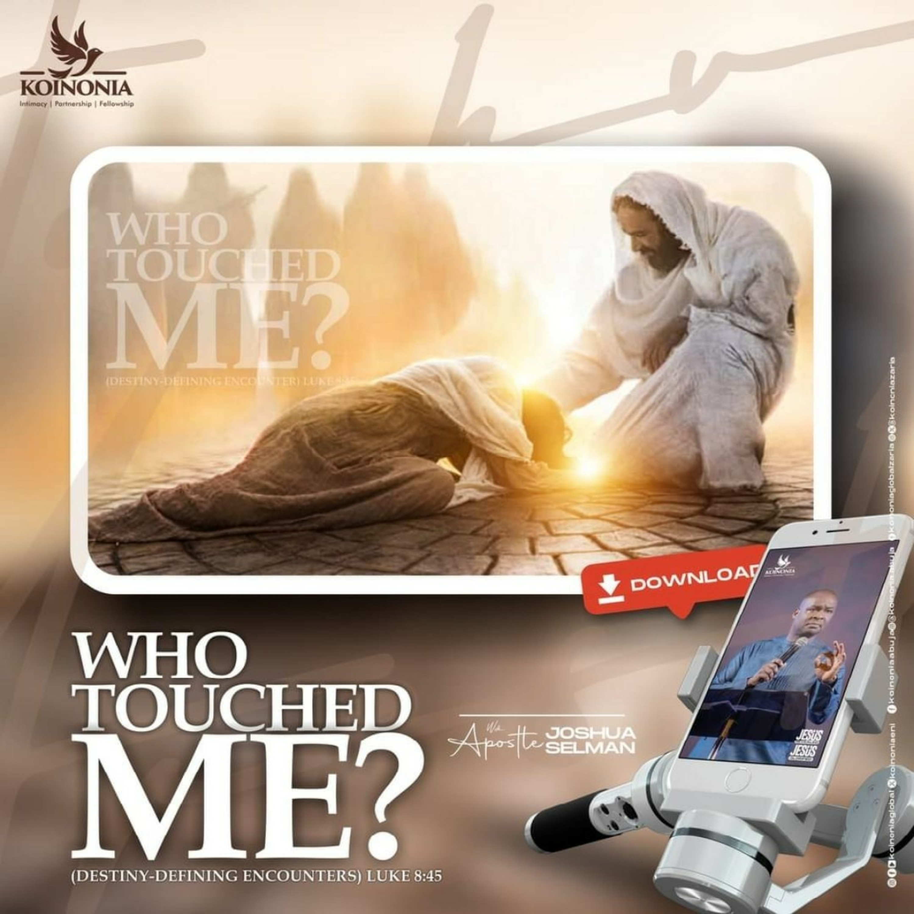 (FULL SERVICE) WHO TOUCHED ME? (DESTINY-DEFINING ENCOUNTERS) WITH APOSTLE JOSHUA SELMAN 07.04.2024