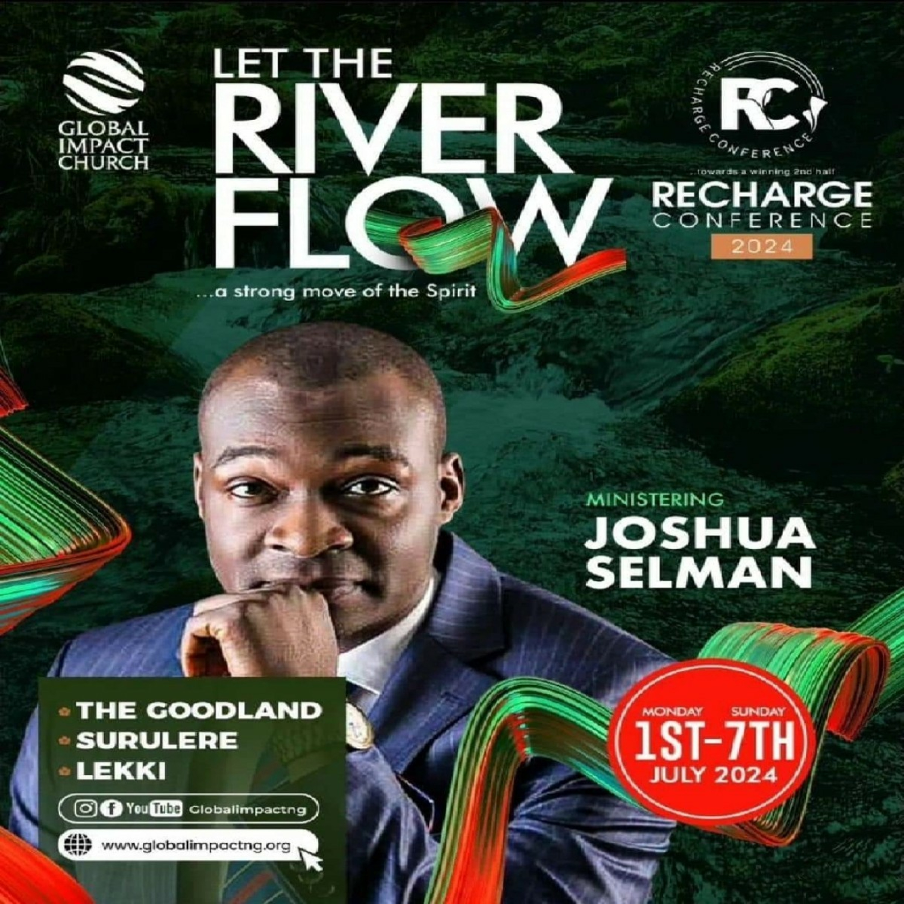 THE RIVER OF LIFE || RECHARGE CONFERENCE 2024 || LAGOS-NIGERIA || APOSTLE JOSHUA SELMAN