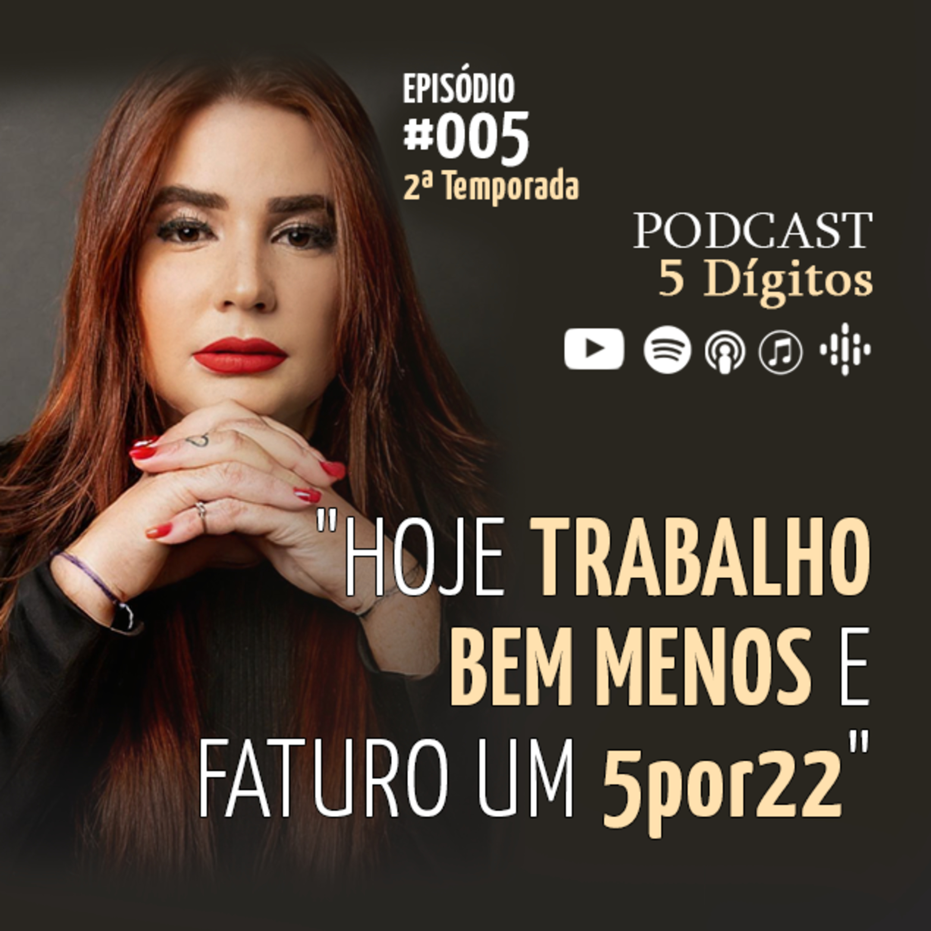 005 | R$11.000,00 de Faturamento como Cabeleireira (Alisamentos) - Selma Melo - 5por22 Nível 1 episode artwork