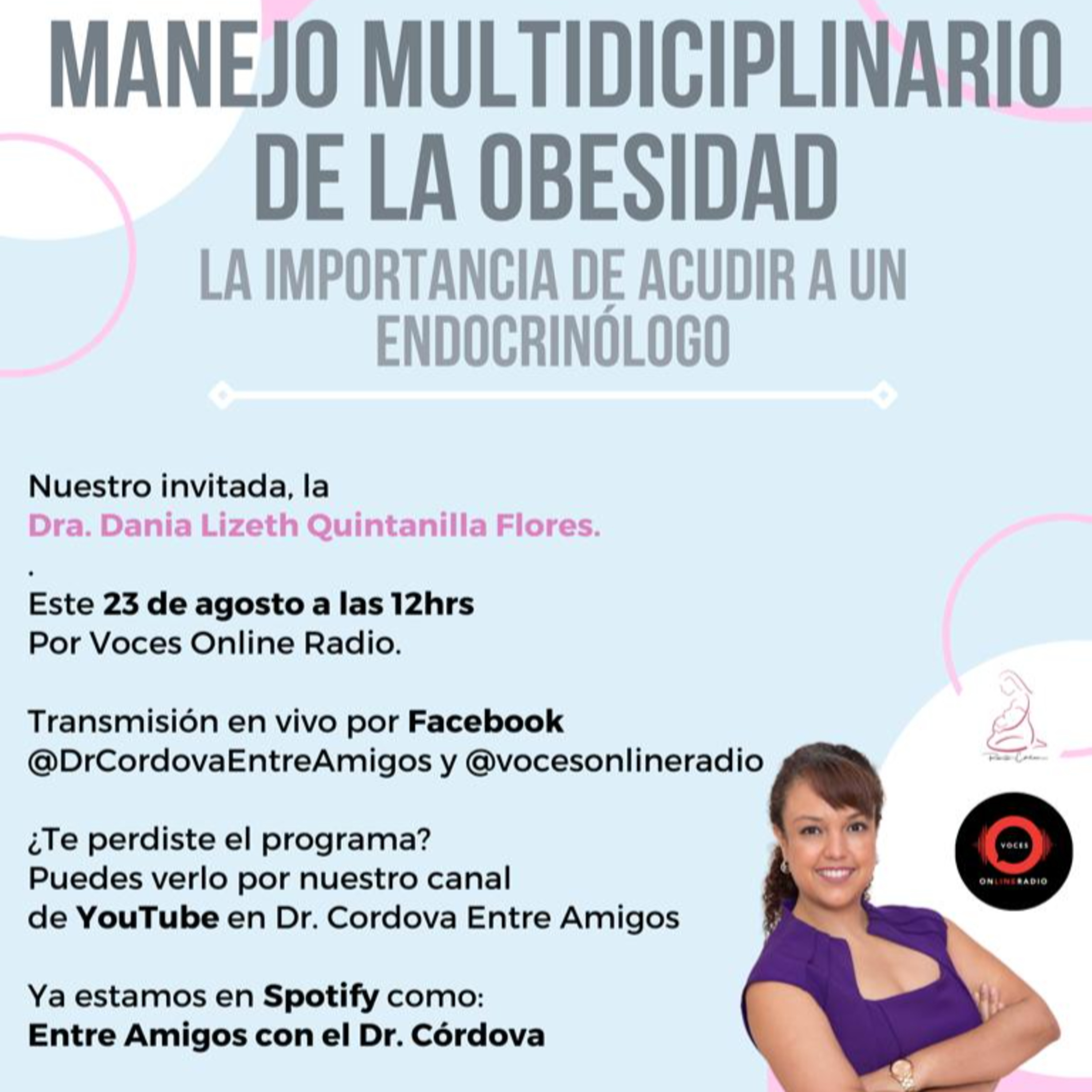 Entre Amigos con el Dr. Córdova: Manejo Multidisciplinario de la Obesidad episode artwork