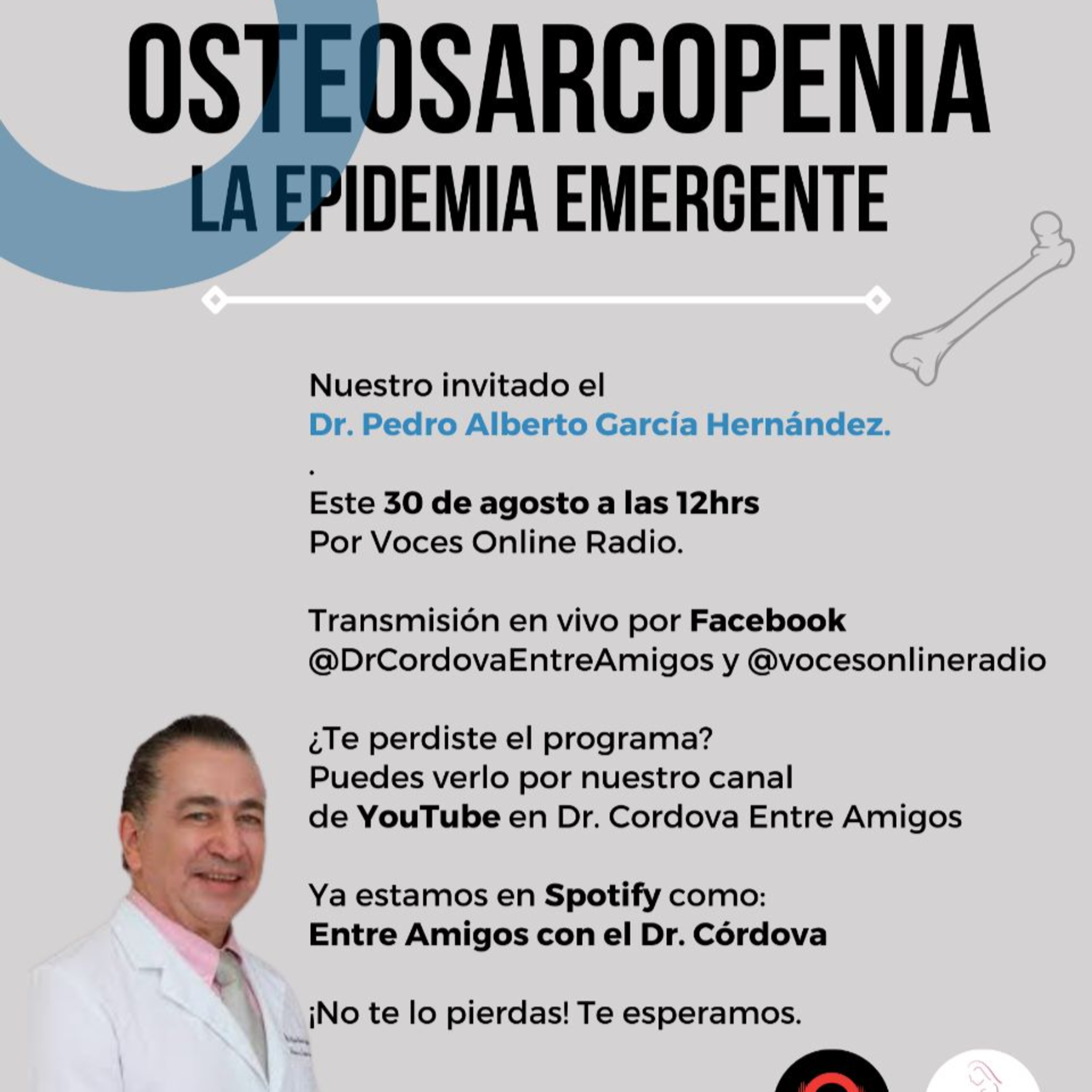 Entre Amigos con el Dr. Roberto Córdova