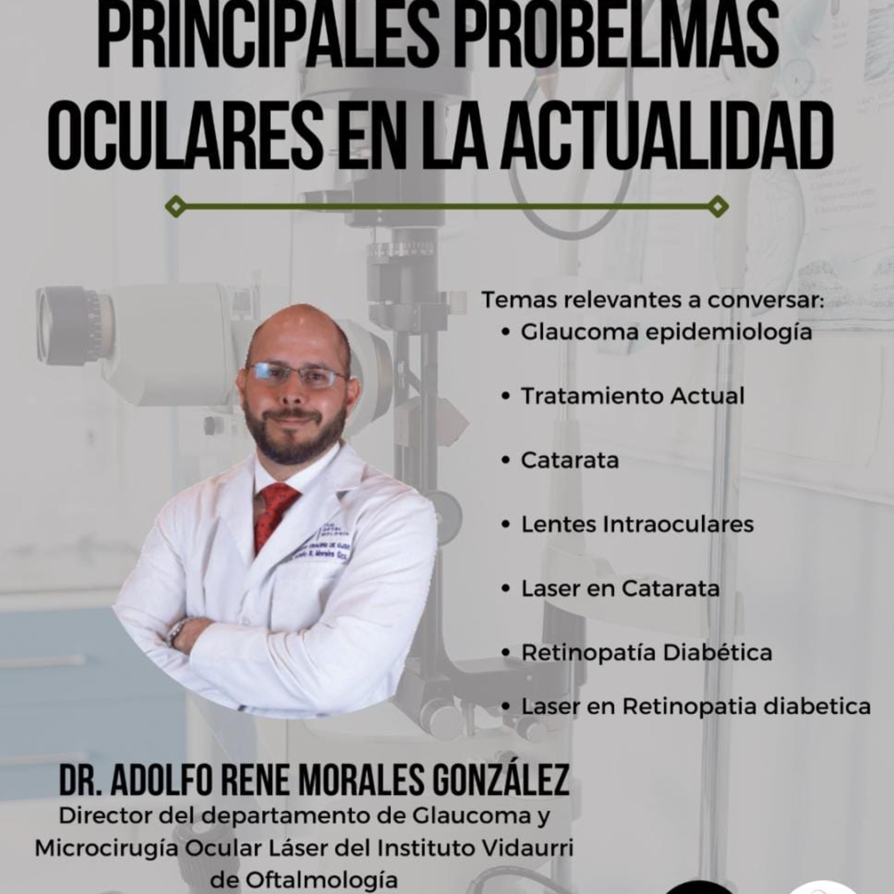 Entre Amigos con el Dr. Córdova: Principales Problemas Oculares en la Actualidad. episode artwork