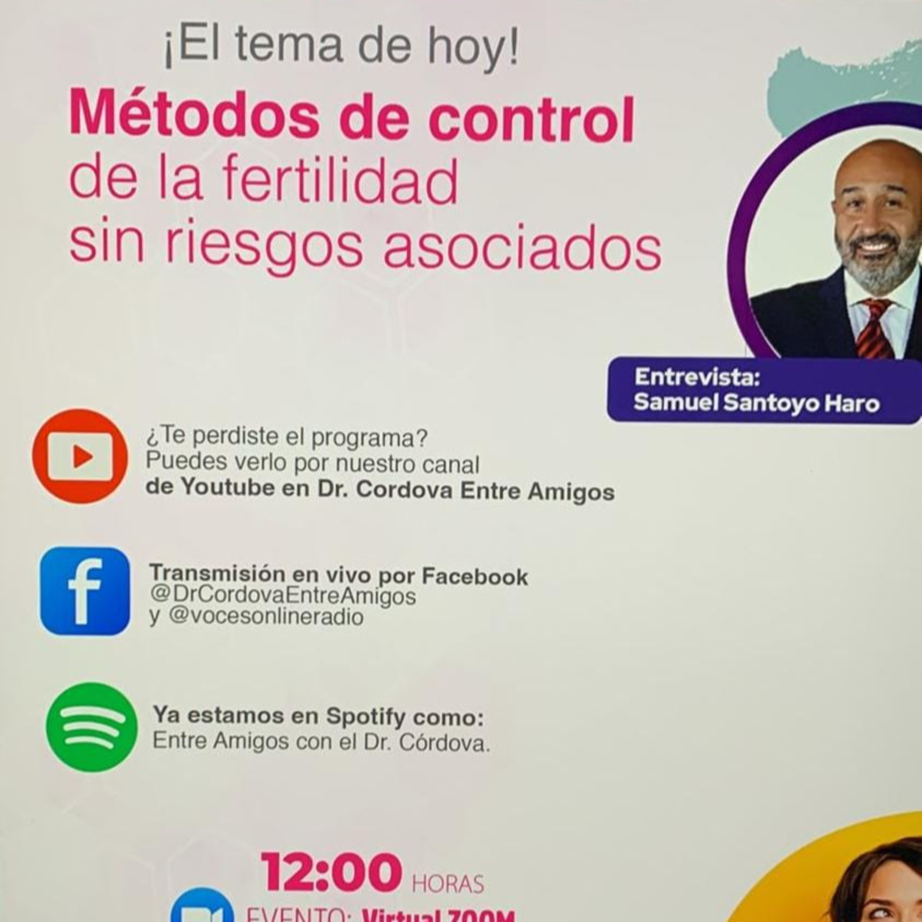 Entre Amigos con el Dr. Córdova: Métodos de control de la fertilidad sin riesgos asociados episode artwork