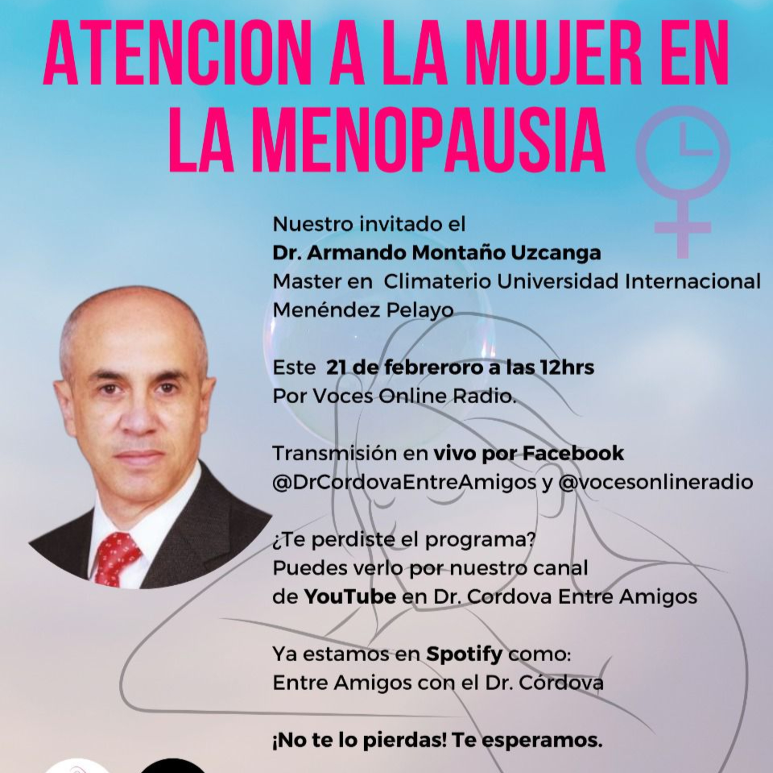 Entre Amigos con el Dr. Córdova: Atención a la Mujer en la Menopausia episode artwork