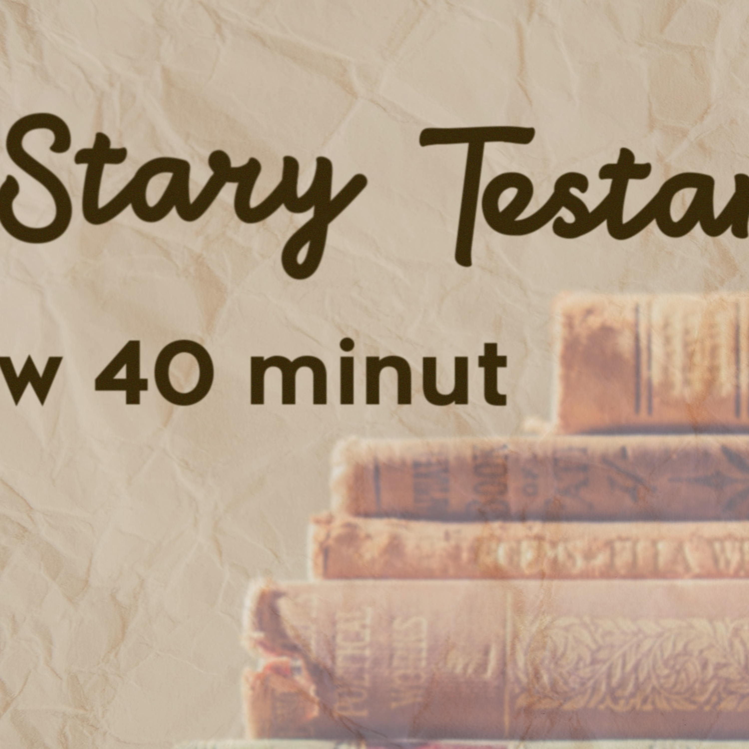 ▶ "Stary testament w 40 minut" ▷ Łukasz Woźniak episode artwork