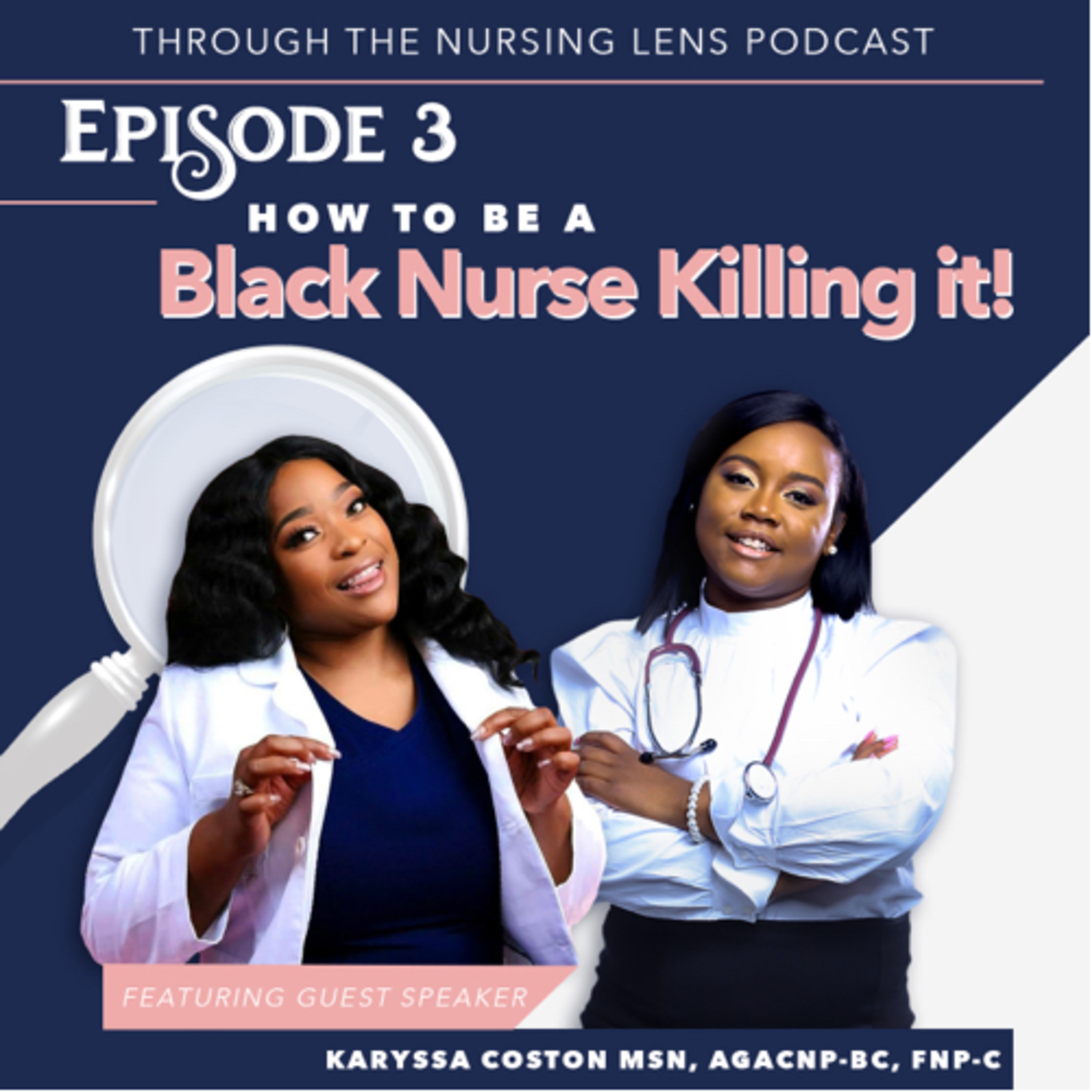 Black Girl Blue Scrubs