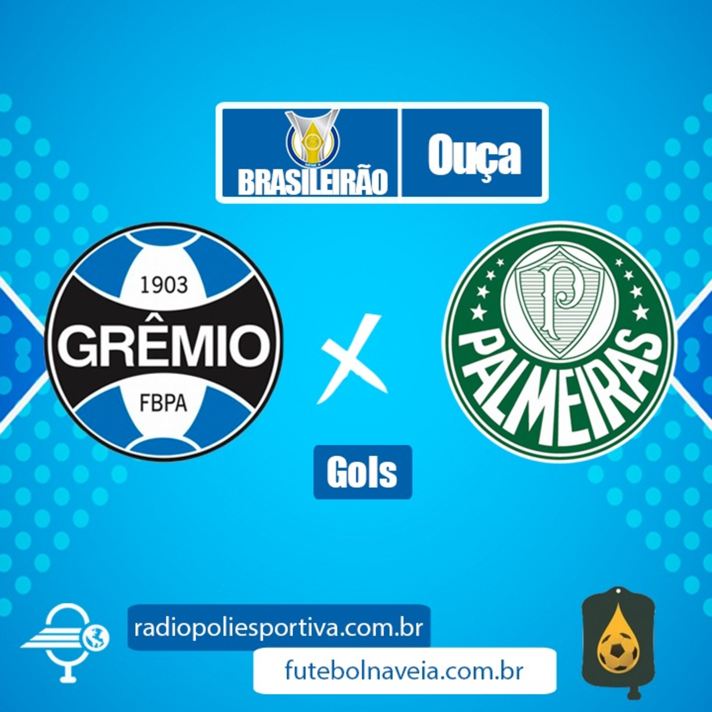 FUTEBOL NA VEIA E POLIESPORTIVA - BRASILEIRÃO 2020 - RODADA #11 - GOLS DE GRÊMIO 1 X 1 PALMEIRAS episode artwork