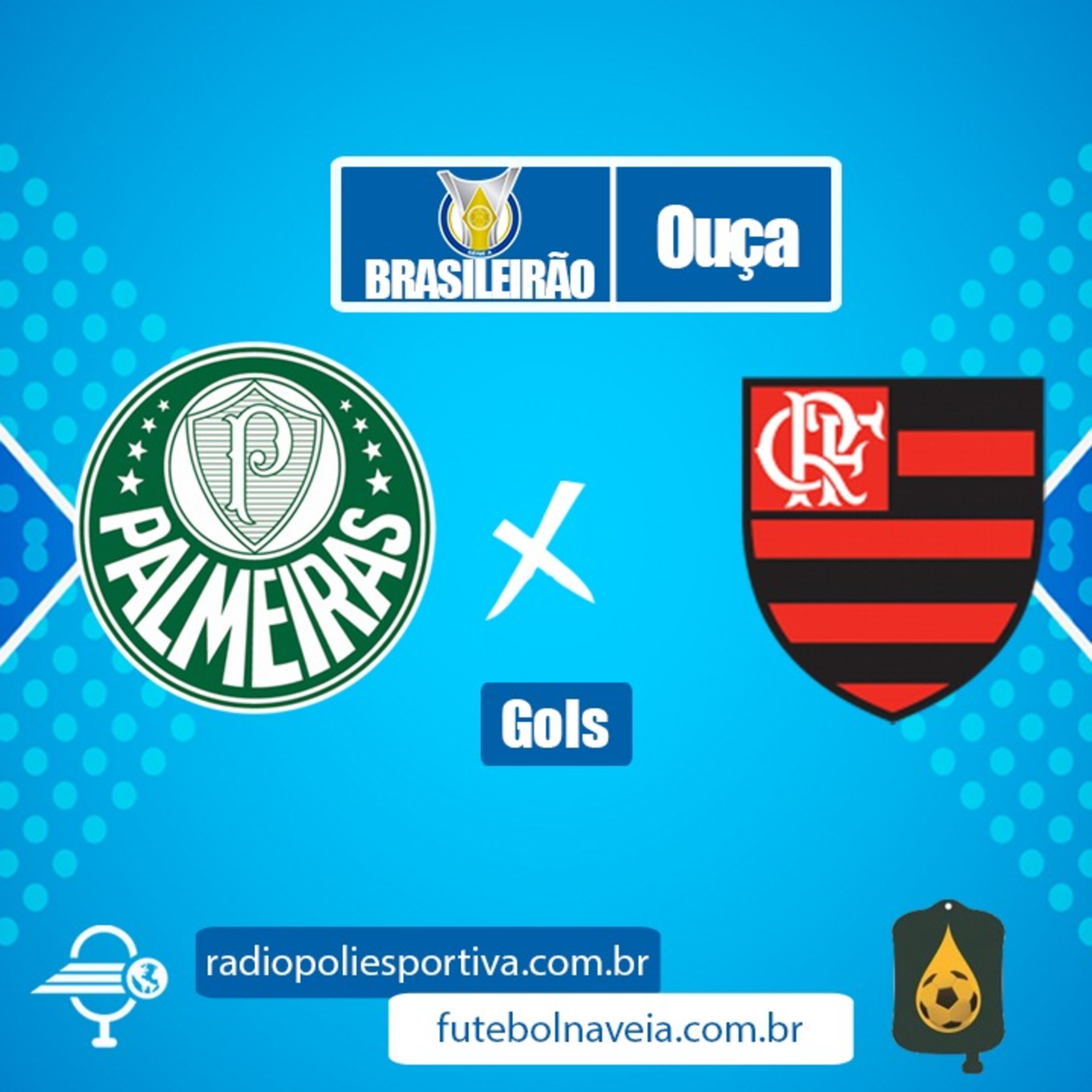 FUTEBOL NA VEIA E POLIESPORTIVA - BRASILEIRÃO 2020 - RODADA #12 - GOLS DE PALMEIRAS 1x1 FLAMENGO episode artwork