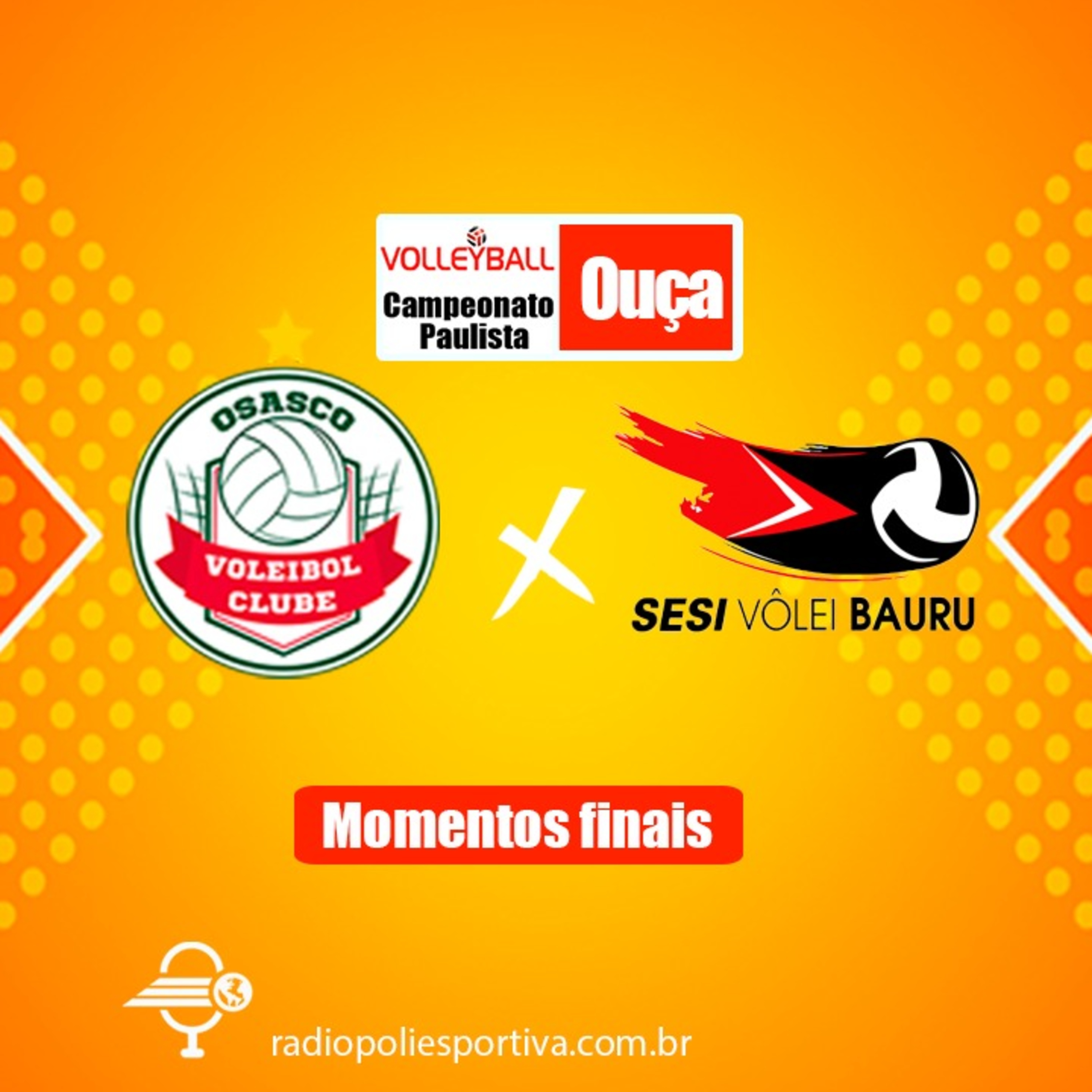 CAMPEONATO PAULISTA FEMININO DE VÔLEI 2020 - FINAL - JOGO #1 - MOMENTOS FINAIS DE OSASCO AUDAX/SÃO CRISTÓVÃO SAÚDE 3 X 2 SESI VÔLEI BAURU episode artwork