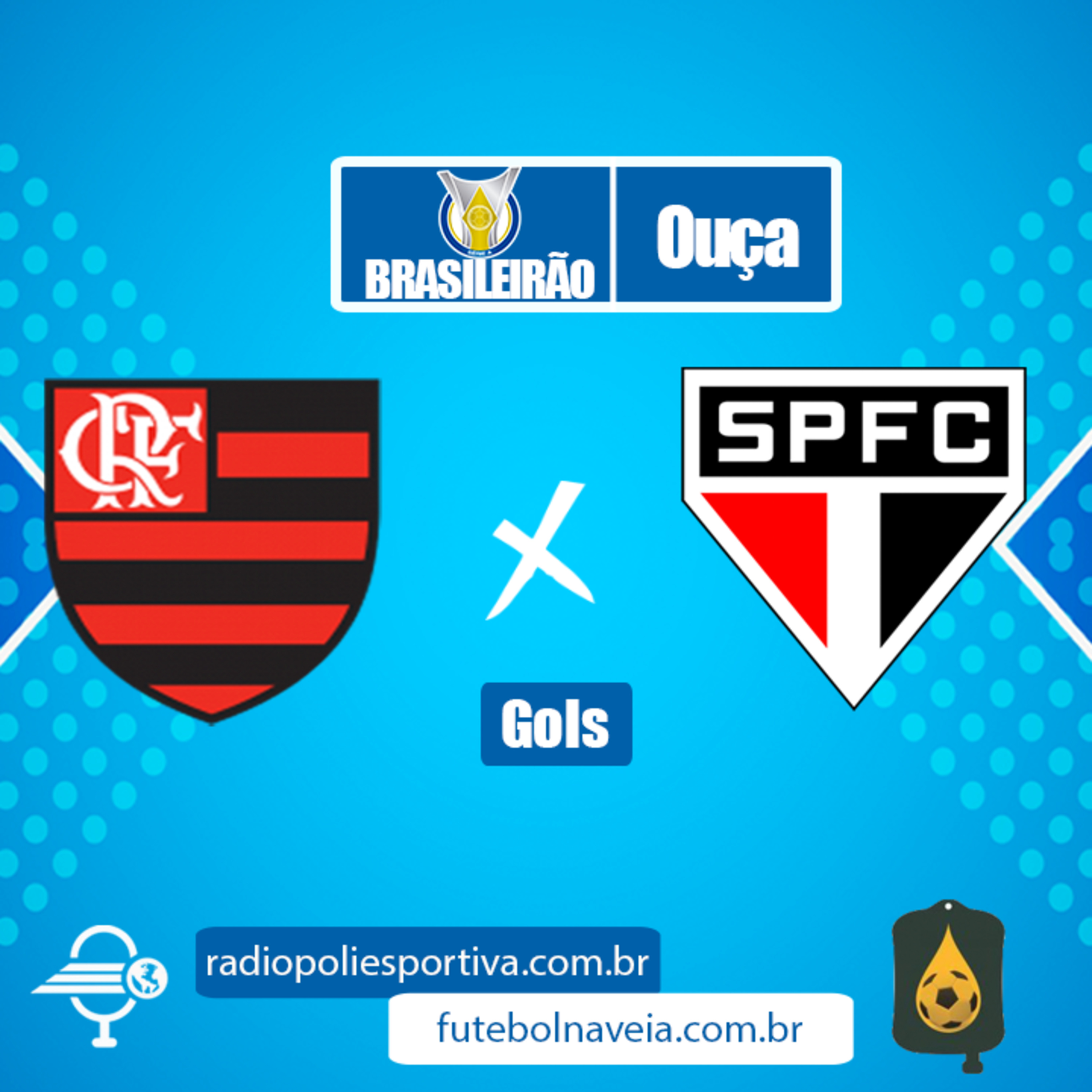 FUTEBOL NA VEIA E POLIESPORTIVA - BRASILEIRÃO 2020 - RODADA #19 - GOLS DE FLAMENGO 1 X 4 SÃO PAULO  episode artwork