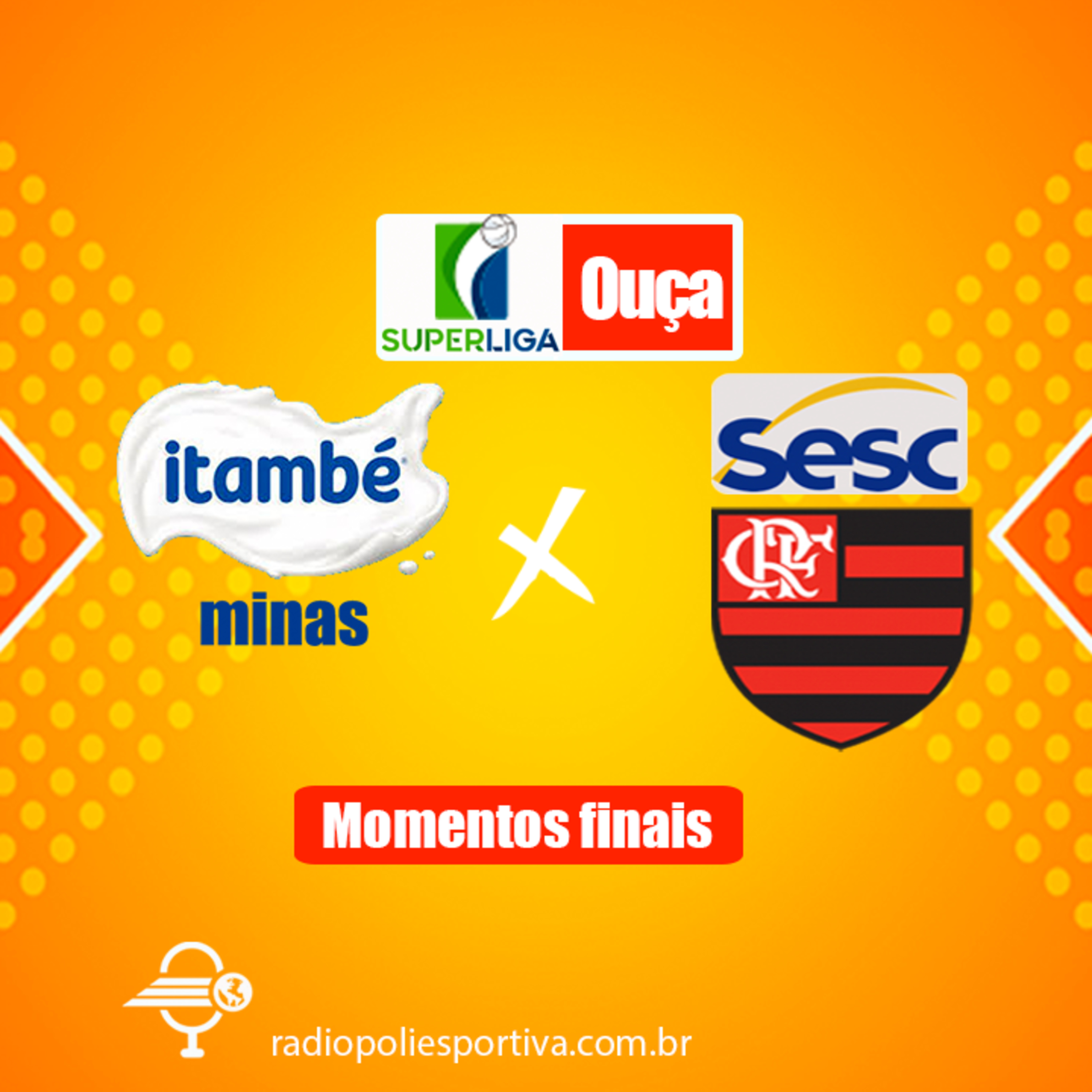 JORNADA DO VÔLEI - SUPERLIGA FEMININA 2020 2021 - RODADA #9 - MOMENTOS FINAIS DE ITAMBÉ MINAS 3 X 0 SESC-RJ FLAMENGO episode artwork