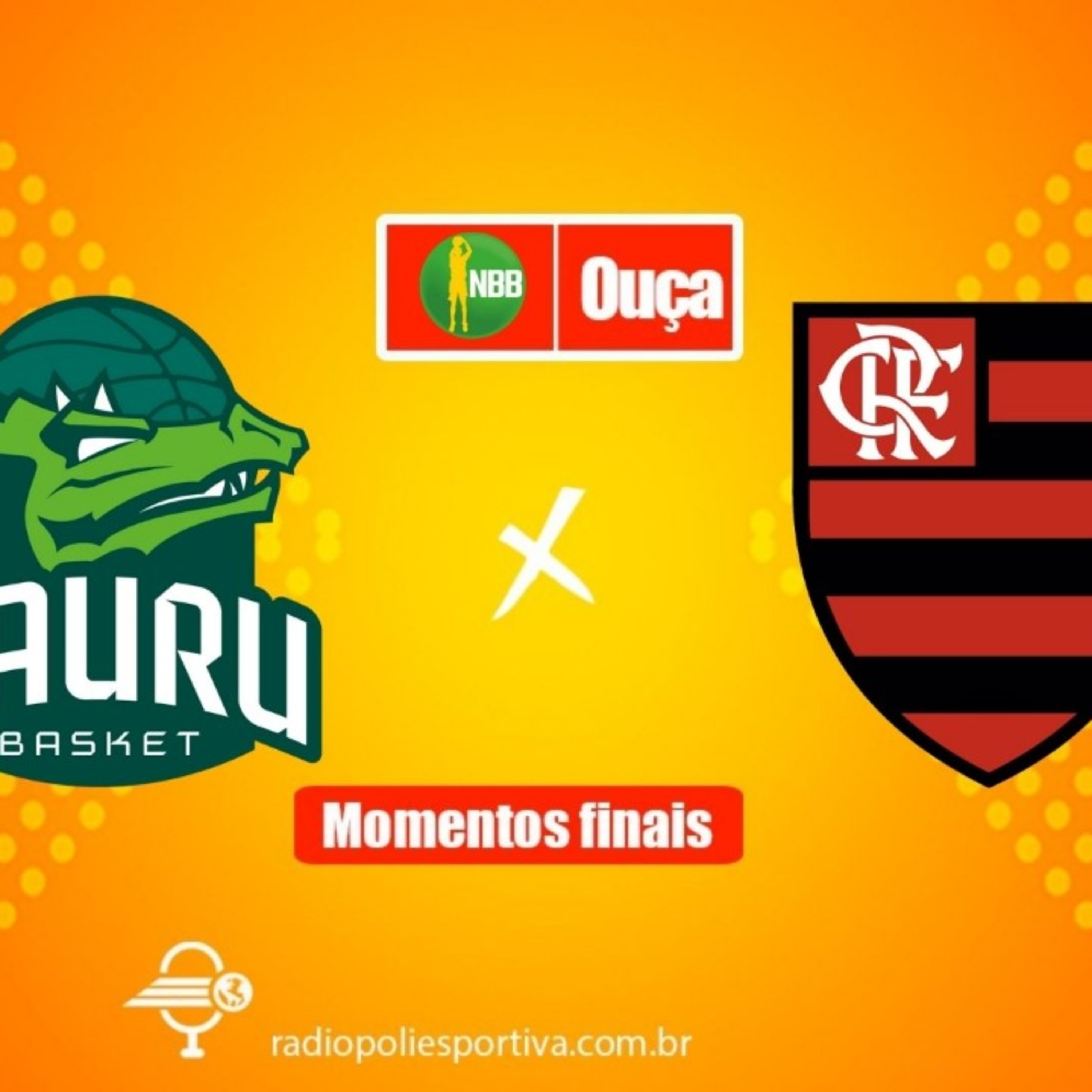 🏀 SHOW DE BASQUETE 🏀 NBB / TURNO - MOMENTOS FINAIS - BAURU BASKET 73 X90 FLAMENGO 🏀 episode artwork