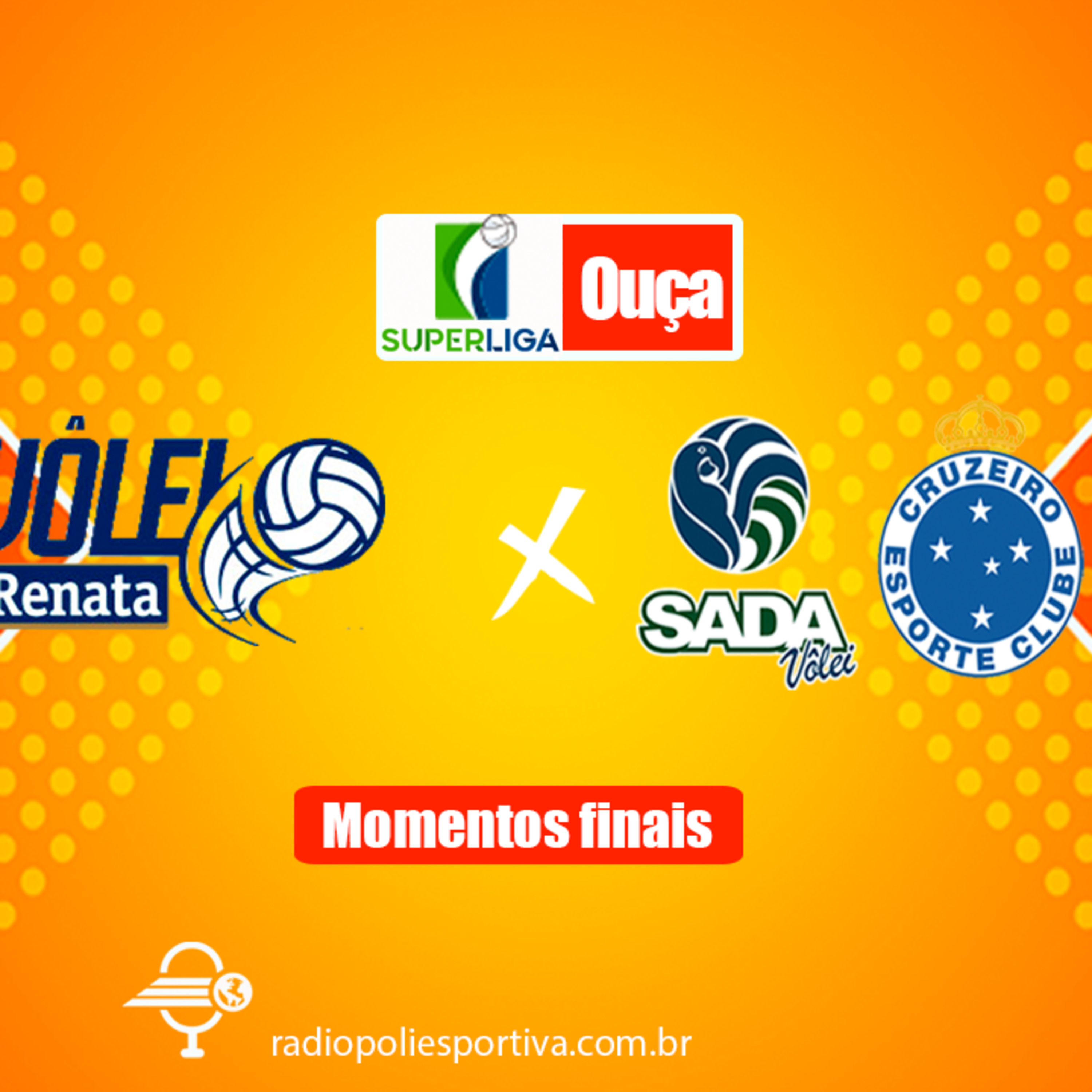 JORNADA DO VÔLEI - SUPERLIGA MASCULINA 2020 2021 - RODADA #4 RETURNO - MOMENTOS FINAIS DE CAMPINAS VÔLEI RENATA 0 X 3 SADA CRUZEIRO episode artwork