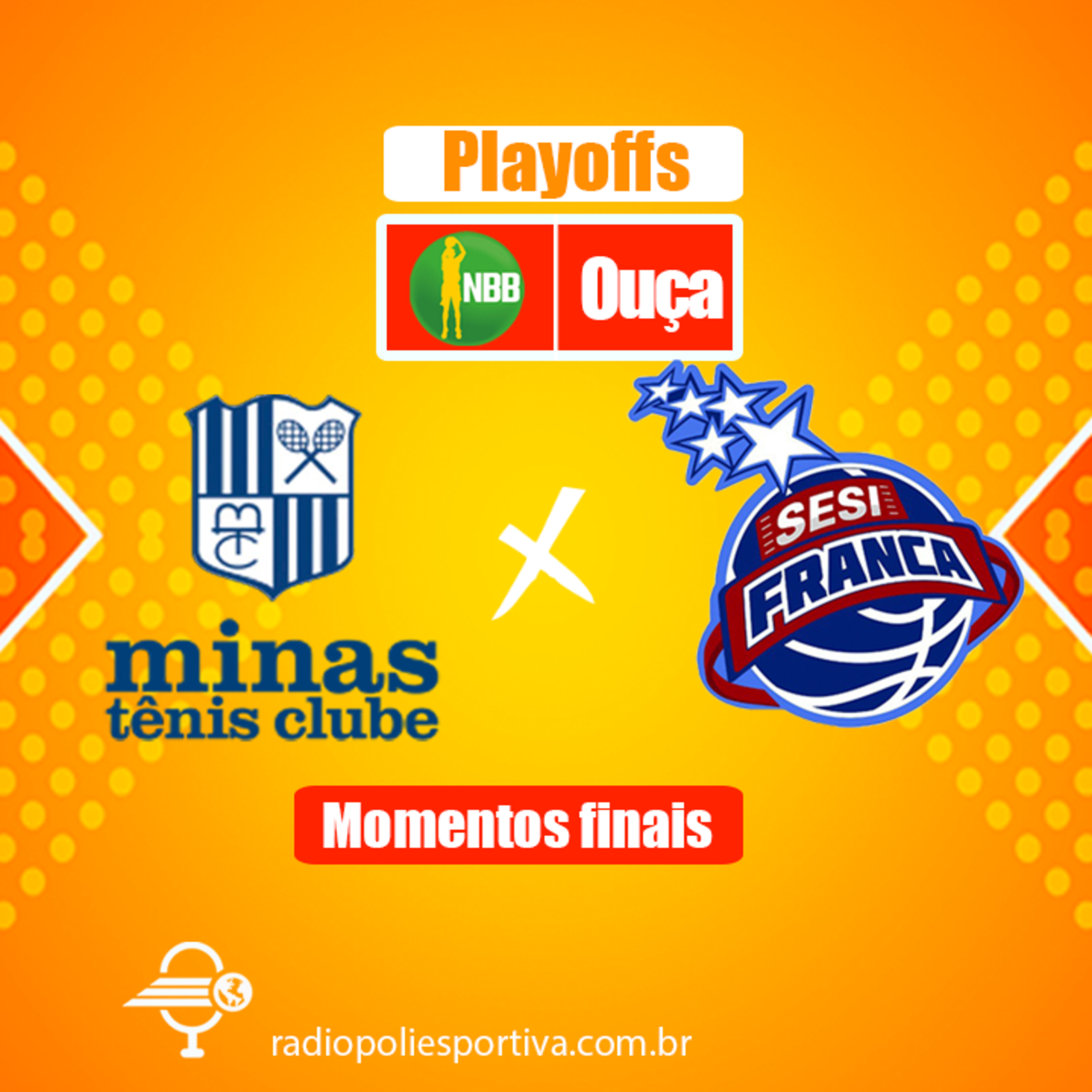 SHOW DE BASQUETE / NBB 13 - PLAYOFFS - QUARTAS DE FINAL - JOGO 3 - MOMENTOS FINAIS DE MINAS TÊNIS CLUBE 93 X 68 SESI FRANCA episode artwork