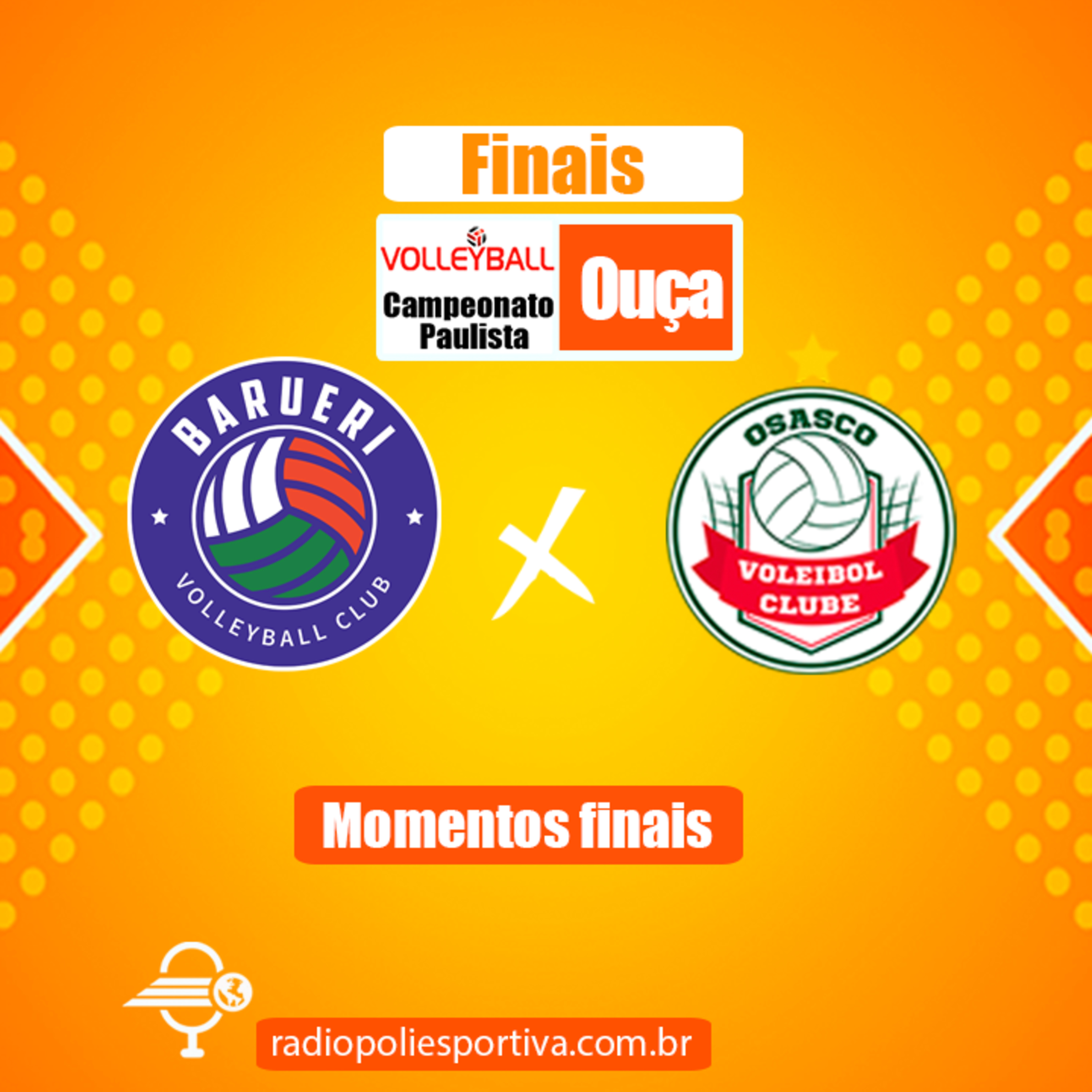 JORNADA DO VÔLEI - PAULISTA FEMININO DE VÔLEI - FINAL - JOGO #2 - MOMENTOS FINAIS DE BARUERI 0 X 3 OSASCO SÃO CRISTÓVÃO SAÚDE episode artwork