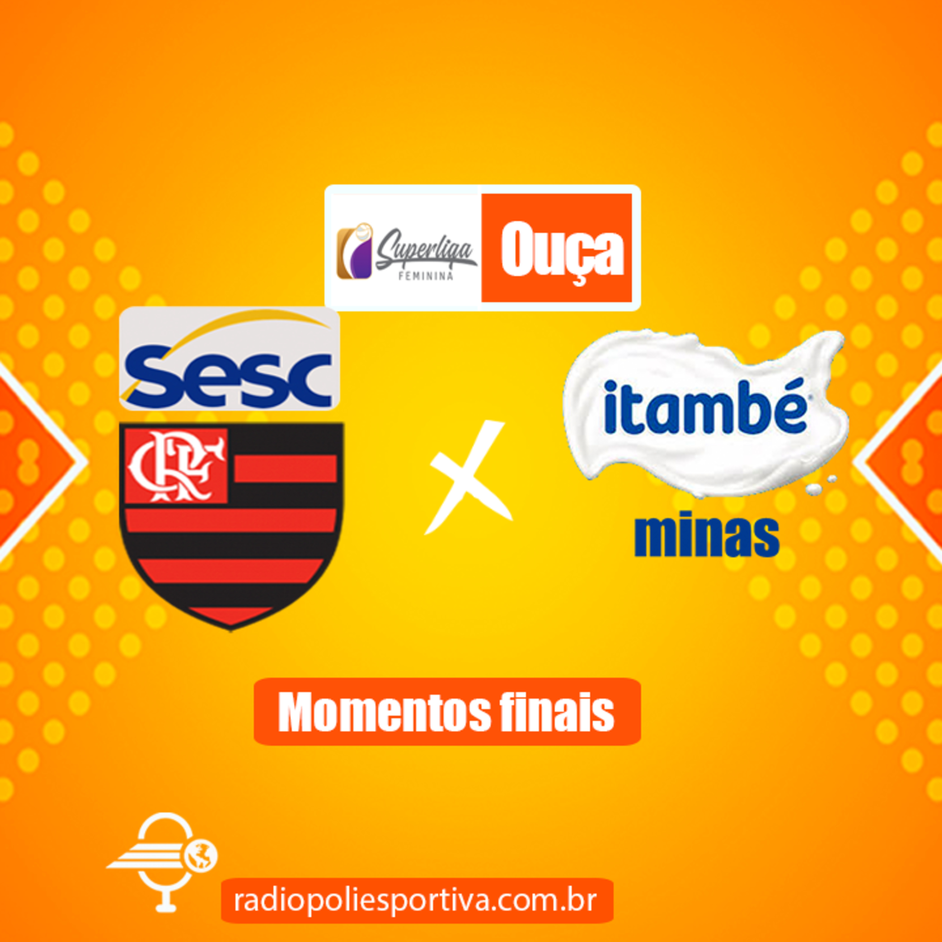JORNADA DO VÔLEI - SUPERLIGA FEMININA 2021 2022 - RODADA #4 - MOMENTOS FINAIS DE SESC RJ FLAMENGO 2 X 3 ITAMBÉ MINAS episode artwork