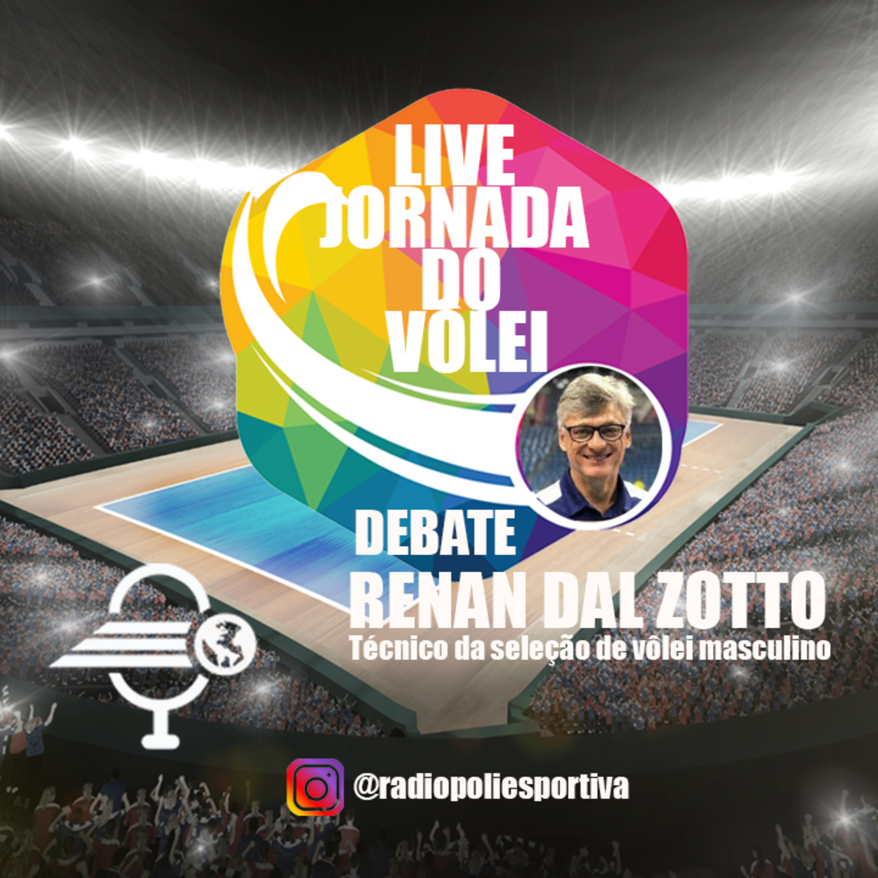 Jornada do Vôlei Debate - Edição 20/12/2021 - Convidado Renan Dal Zotto episode artwork