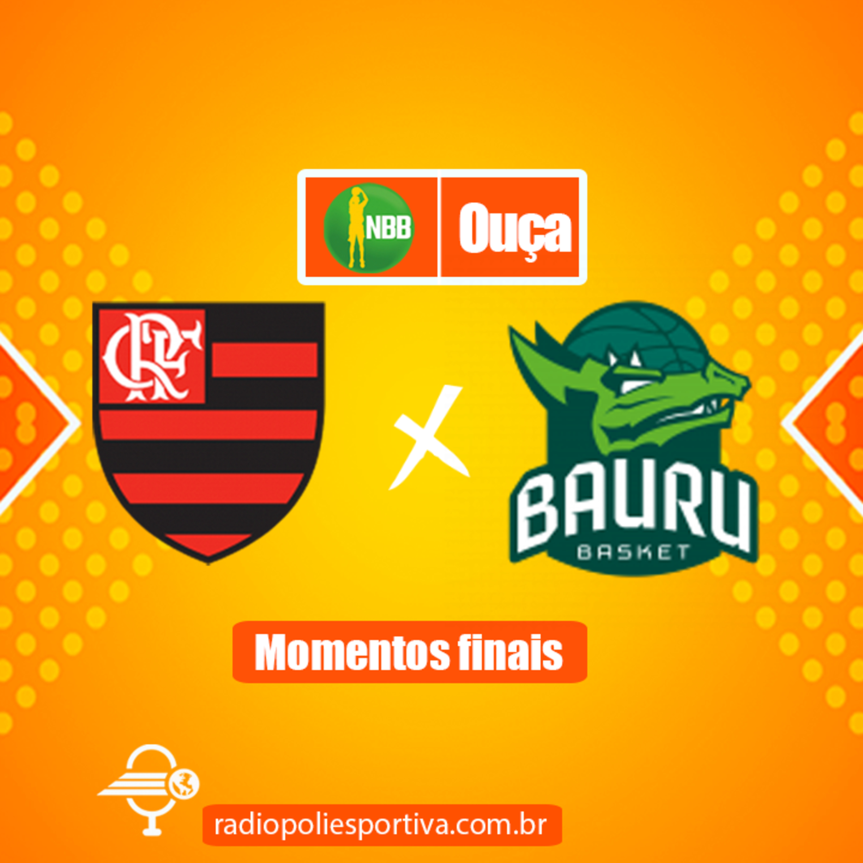SHOW DE BASQUETE - NBB 2021 2022 - RODADA #12 - MOMENTOS FINAIS DE FLAMENGO 103 X 59 BAURU BASKET episode artwork