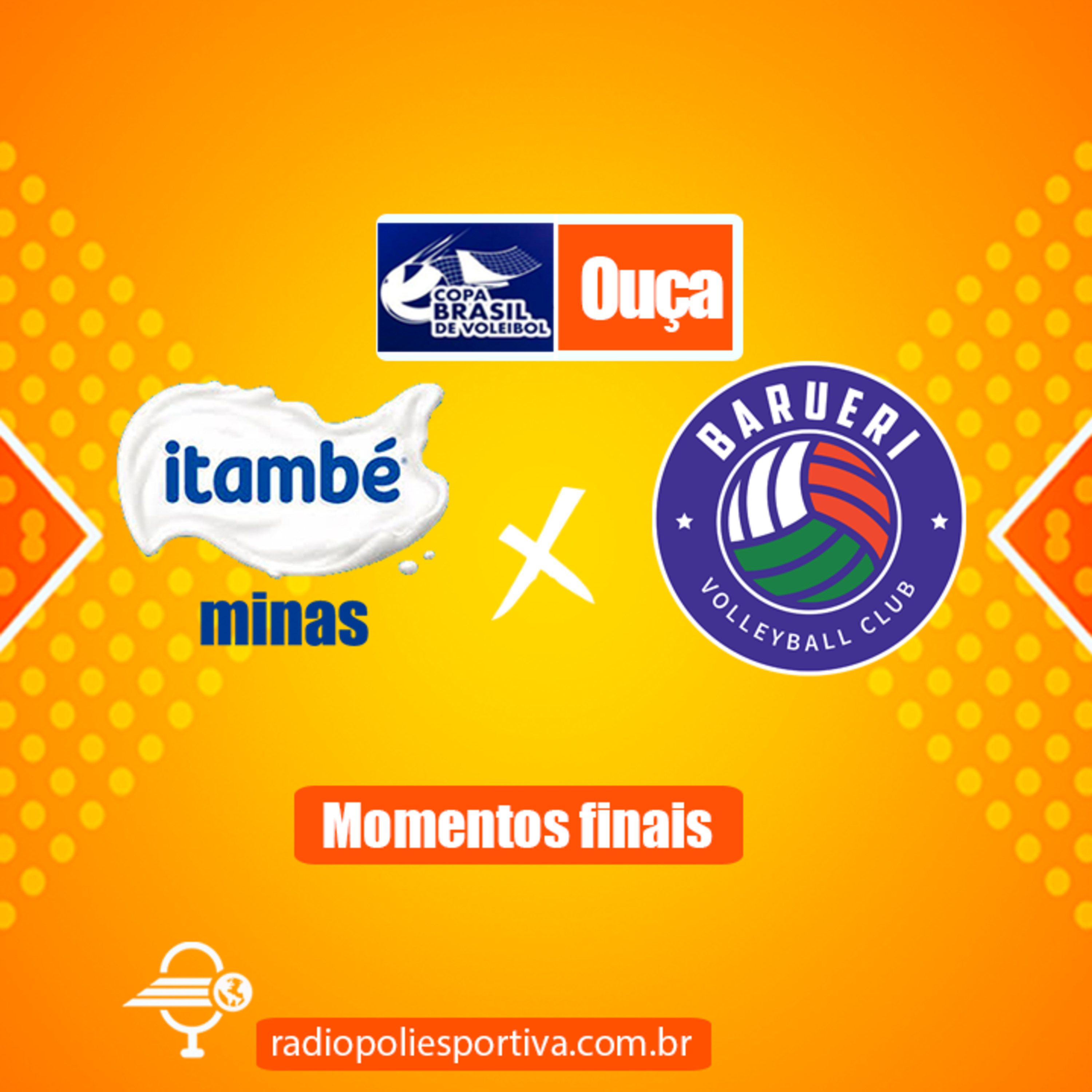 JORNADA DO VÔLEI - COPA BRASIL DE VÔLEI FEMININO 2022 - QUARTAS DE FINAL- MOMENTOS FINAIS DE ITAMBÉ MINAS 3 X 0 BARUERI episode artwork