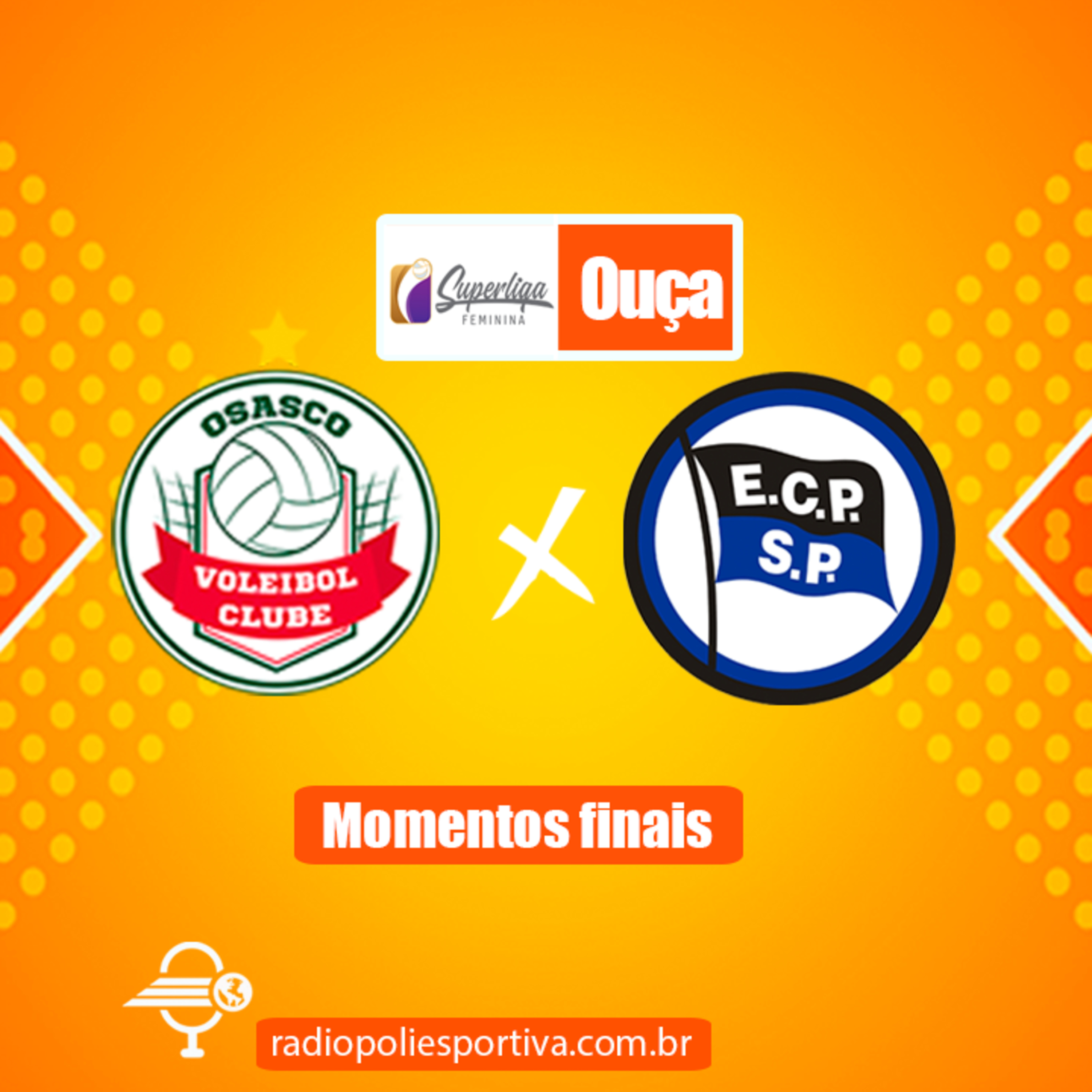 JORNADA DO VÔLEI - SUPERLIGA FEMININA DE VÔLEI 2021 2022 - RODADA #6 - RETURNO - MOMENTOS FINAIS DE OSASCO SÃO CRISTÓVÃO SAÚDE 3 X 0 PINHEIROS episode artwork