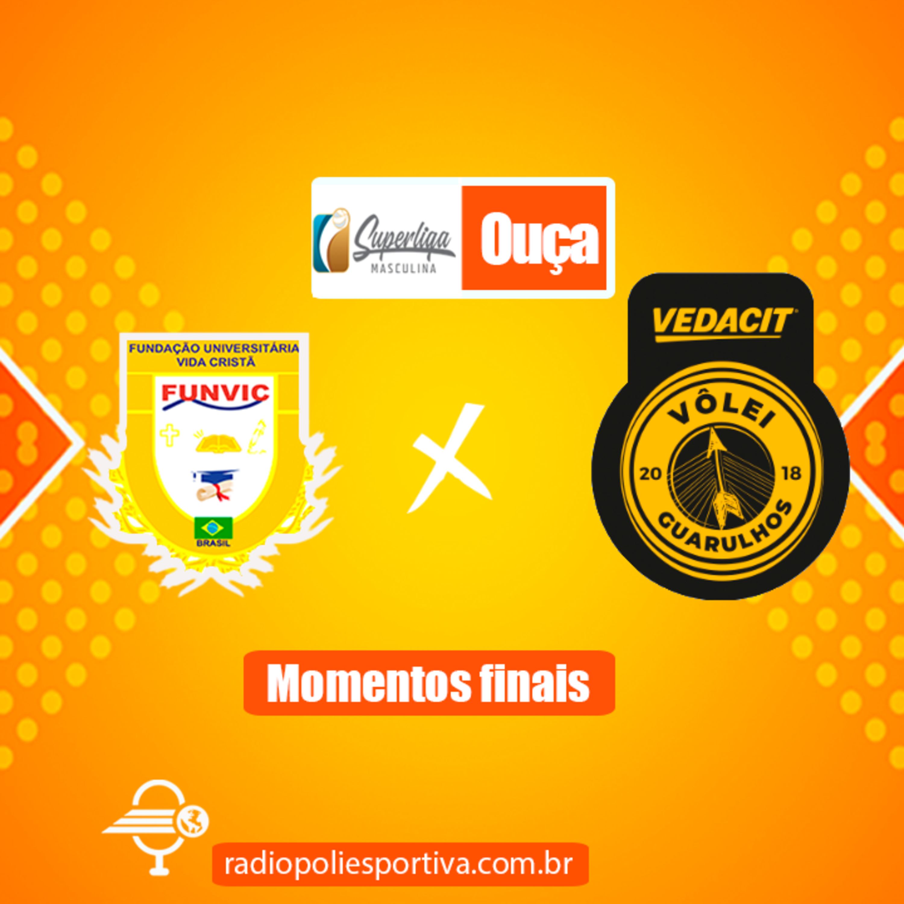 JORNADA DO VÔLEI - SUPERLIGA MASCULINA DE VÔLEI 2021 2022 - RODADA #8 - RETURNO - MOMENTOS FINAIS DE FUNVIC NATAL 3 X 2 VEDACIT GUARULHOS episode artwork