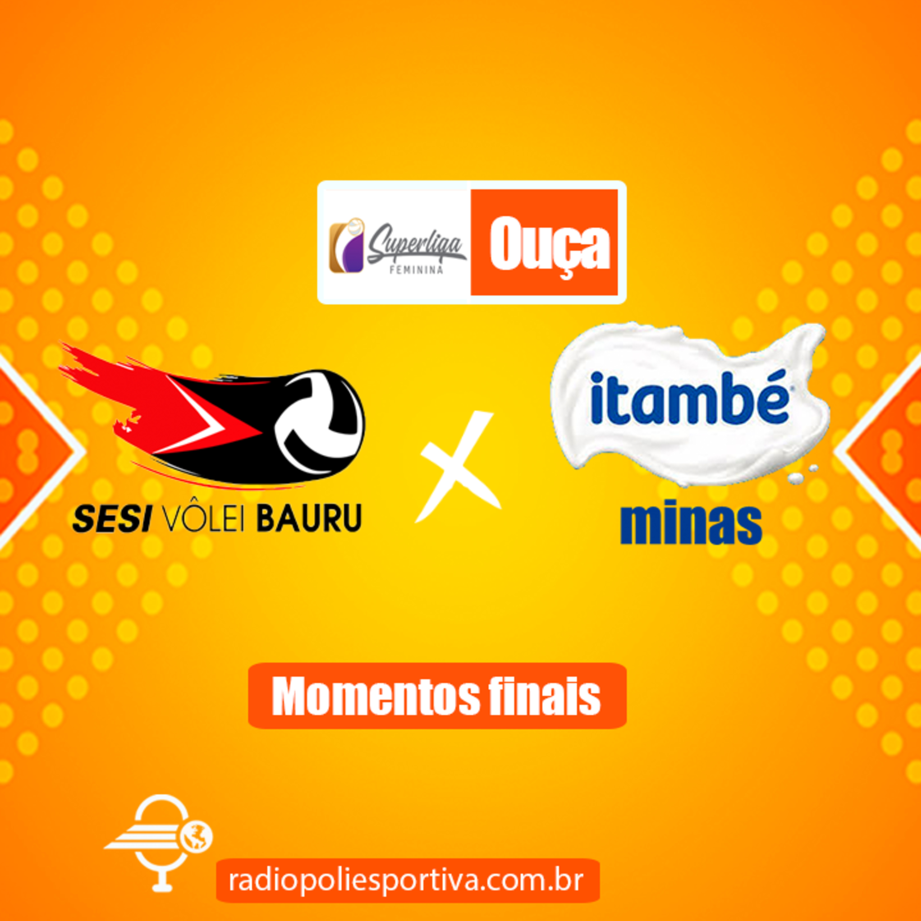 JORNADA DO VÔLEI - SUPERLIGA FEMININA DE VÔLEI 2021 2022 - RODADA #9 - RETURNO - MOMENTOS FINAIS DE SESI BAURU 3 X 2 ITAMBÉ MINAS episode artwork