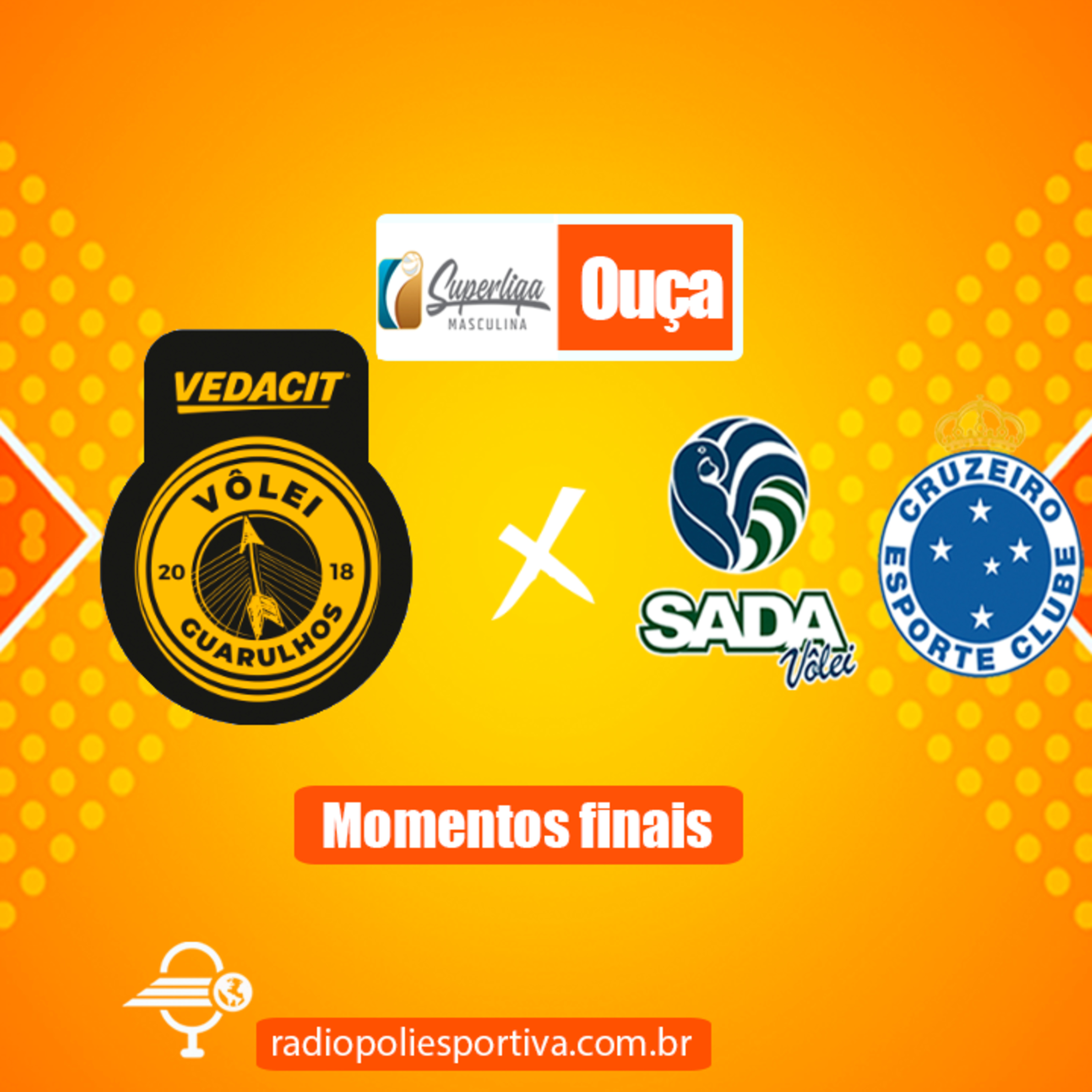JORNADA DO VÔLEI - SUPERLIGA MASCULINA DE VÔLEI 2021 2022 - RODADA #11 - RETURNO - MOMENTOS FINAIS DE VEDACIT GUARULHOS 0 X 3 VEDACIT GUARULHOS episode artwork