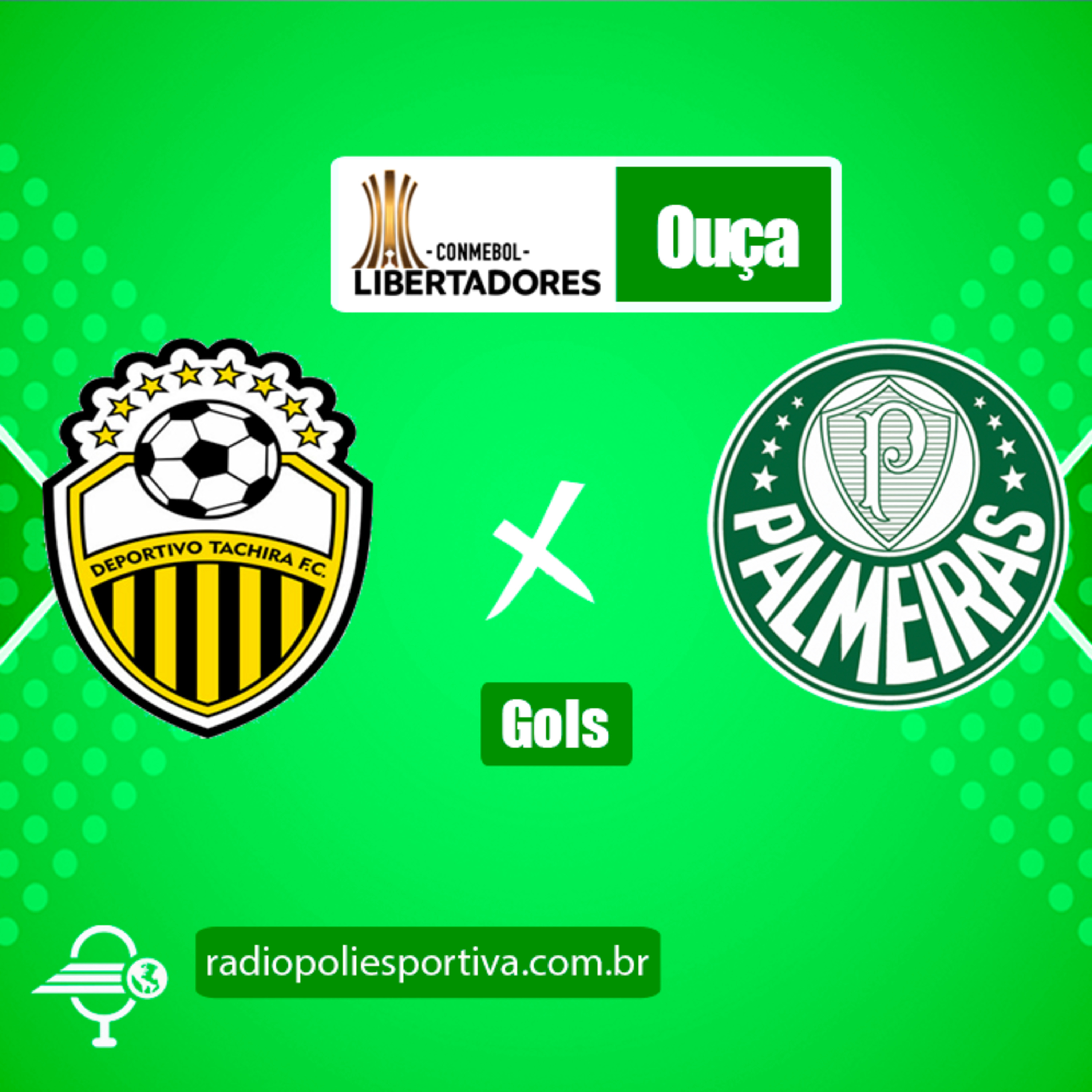 FUTEBOL NA POLIESPORTIVA - LIBERTADORES 2022 - RODADA #1 - GOLS DE DEPORTIVO TÁCHIRA 0 X 4 PALMEIRAS  episode artwork