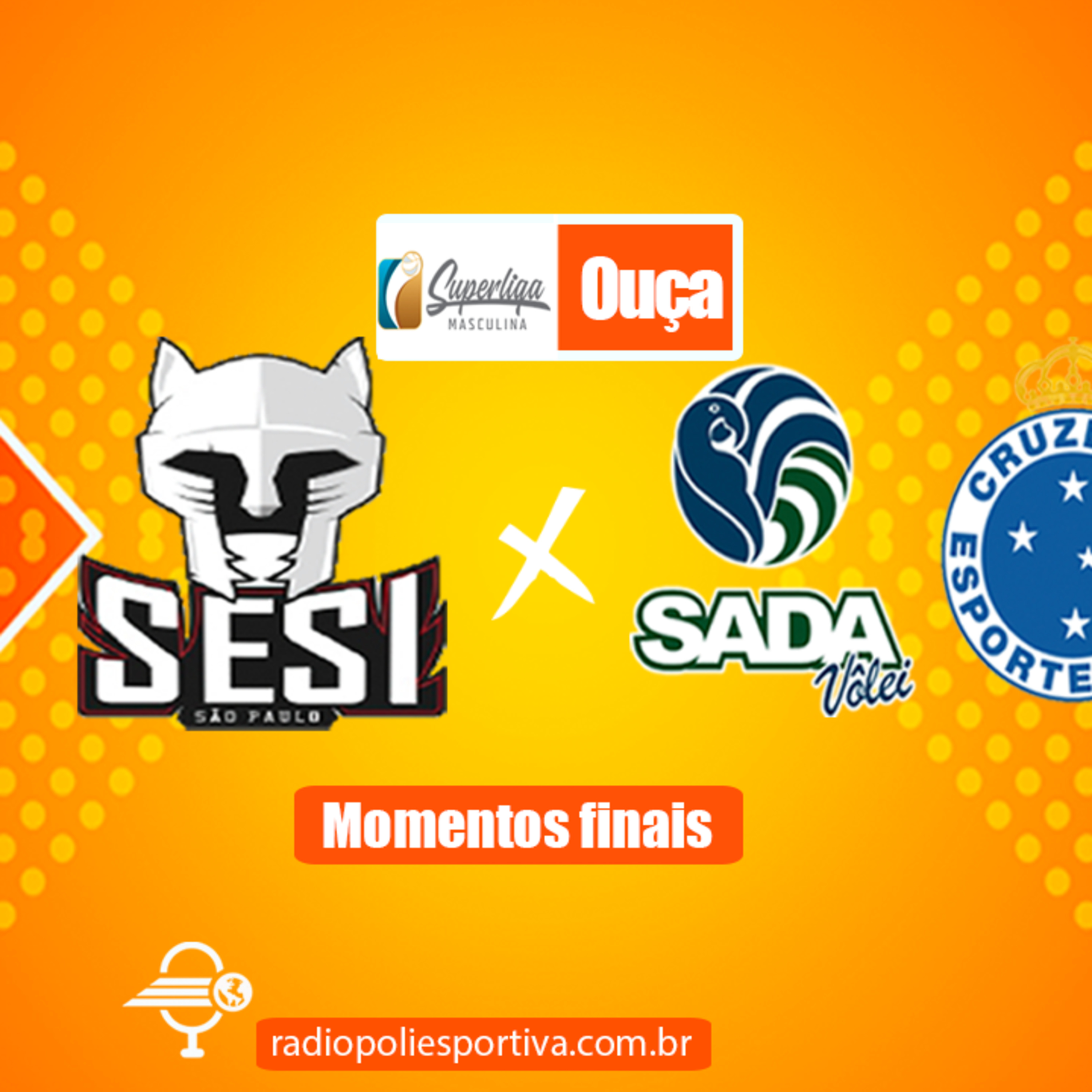 JORNADA DO VÔLEI - SUPERLIGA MASCULINA DE VÔLEI 2021 2022 - SEMIFINAL - JOGO #2 - MOMENTOS FINAIS DE SESI-SP 0 X 3 SADA CRUZEIRO episode artwork