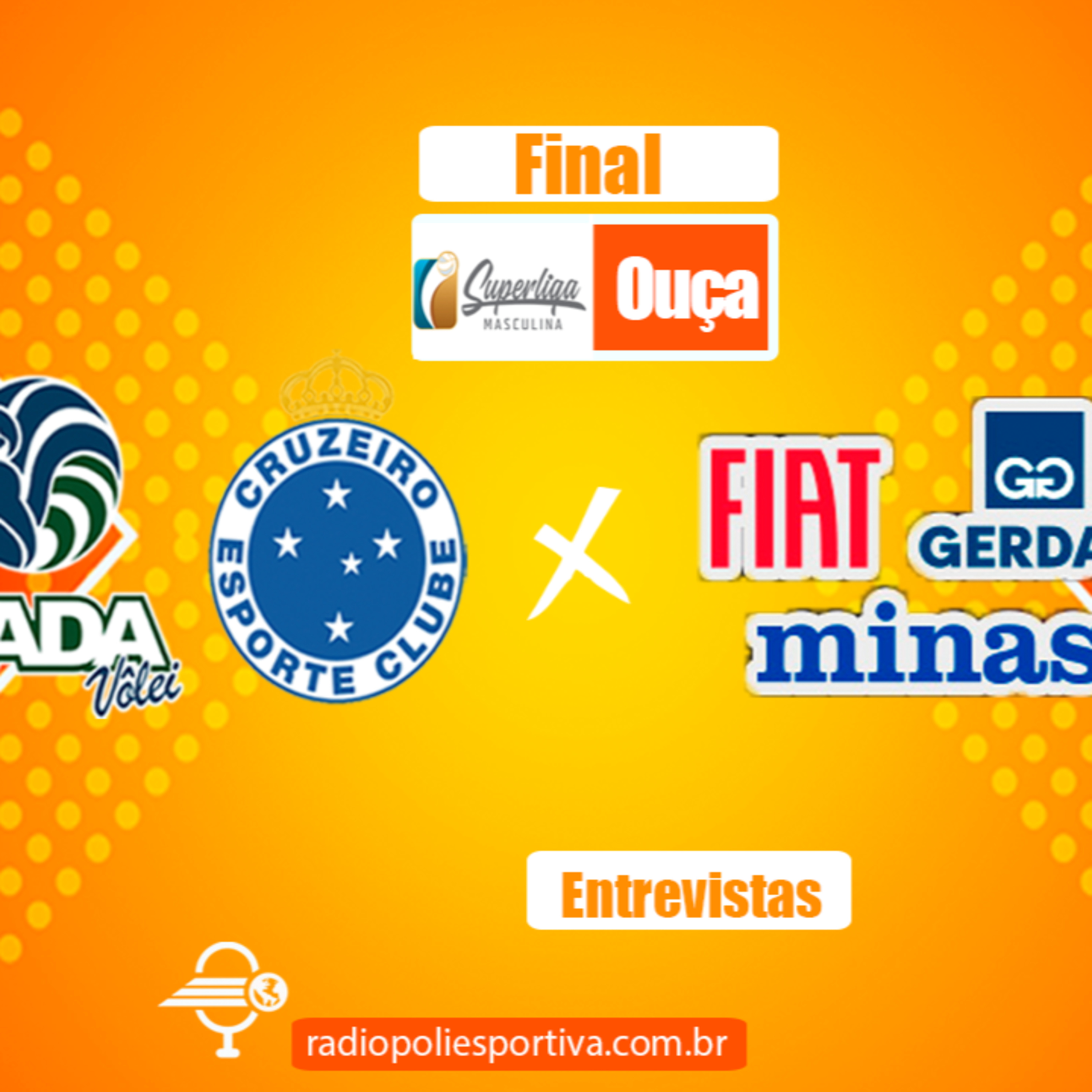 JORNADA DO VÔLEI - SUPERLIGA MASCULINA DE VÔLEI 2021 2022 - FINAL - JOGO #1 - ENTREVISTAS PÓS JOGO DE SADA CRUZEIRO 3 X 2 FIAT GERDAU MINAS episode artwork
