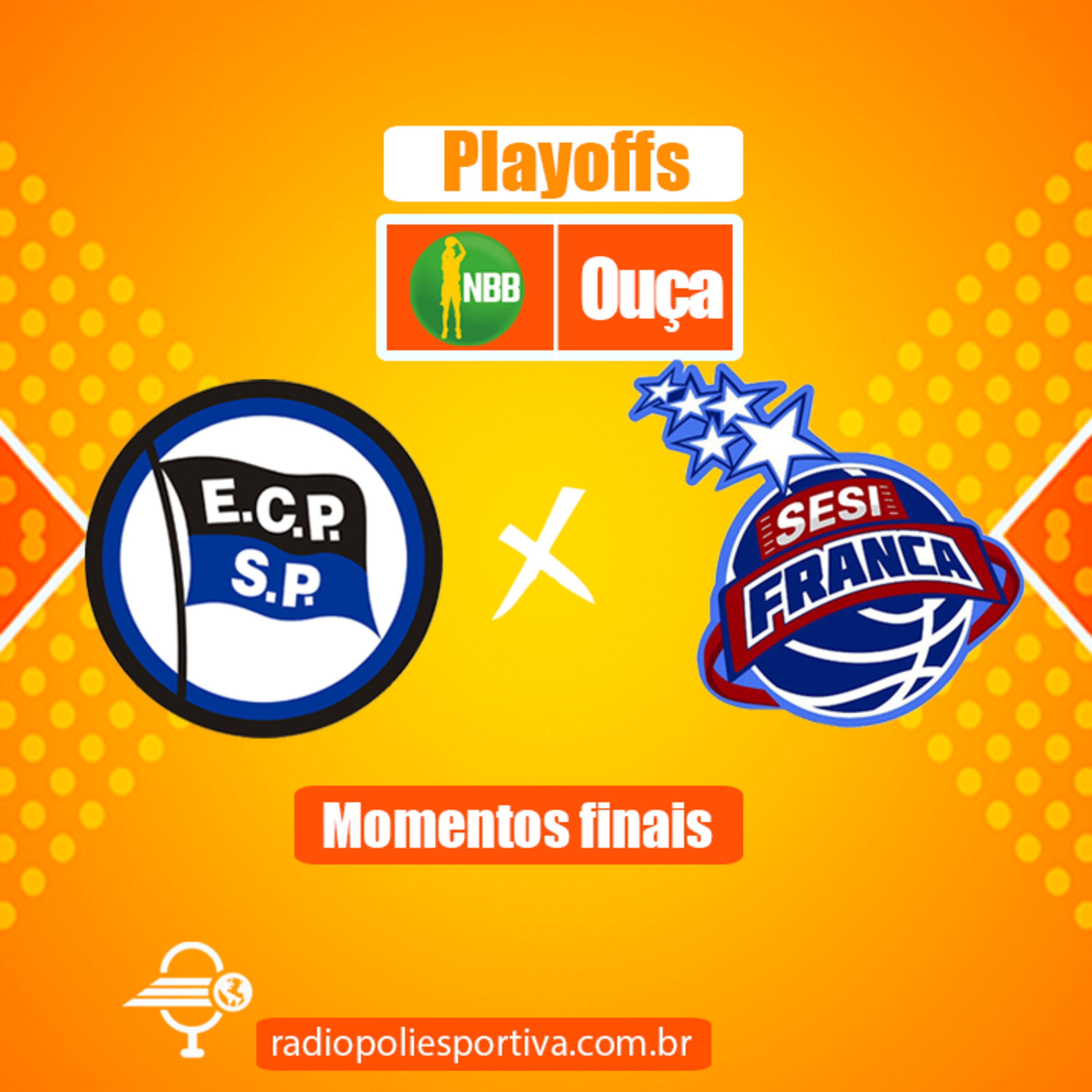 SHOW DE BASQUETE - NBB 2021 2022 - QUARTAS DE FINAL - JOGO #2 - MOMENTOS FINAIS DE PINHEIROS 84 X 92 SESI FRANCA episode artwork
