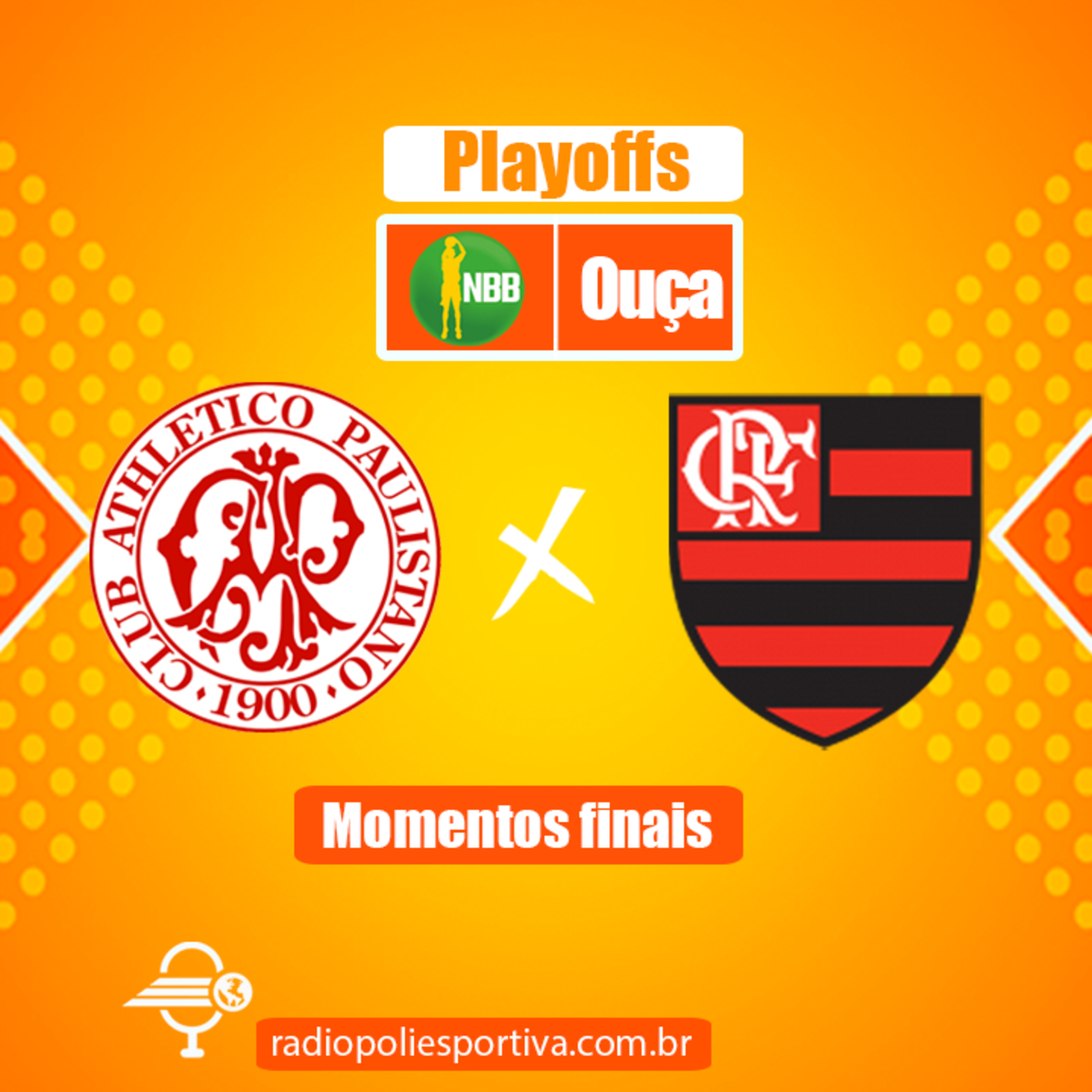 SHOW DE BASQUETE - NBB 2021 2022 - QUARTAS DE FINAL - JOGO #3 - MOMENTOS FINAIS DE PAULISTANO 68 X 87 FLAMENGO episode artwork