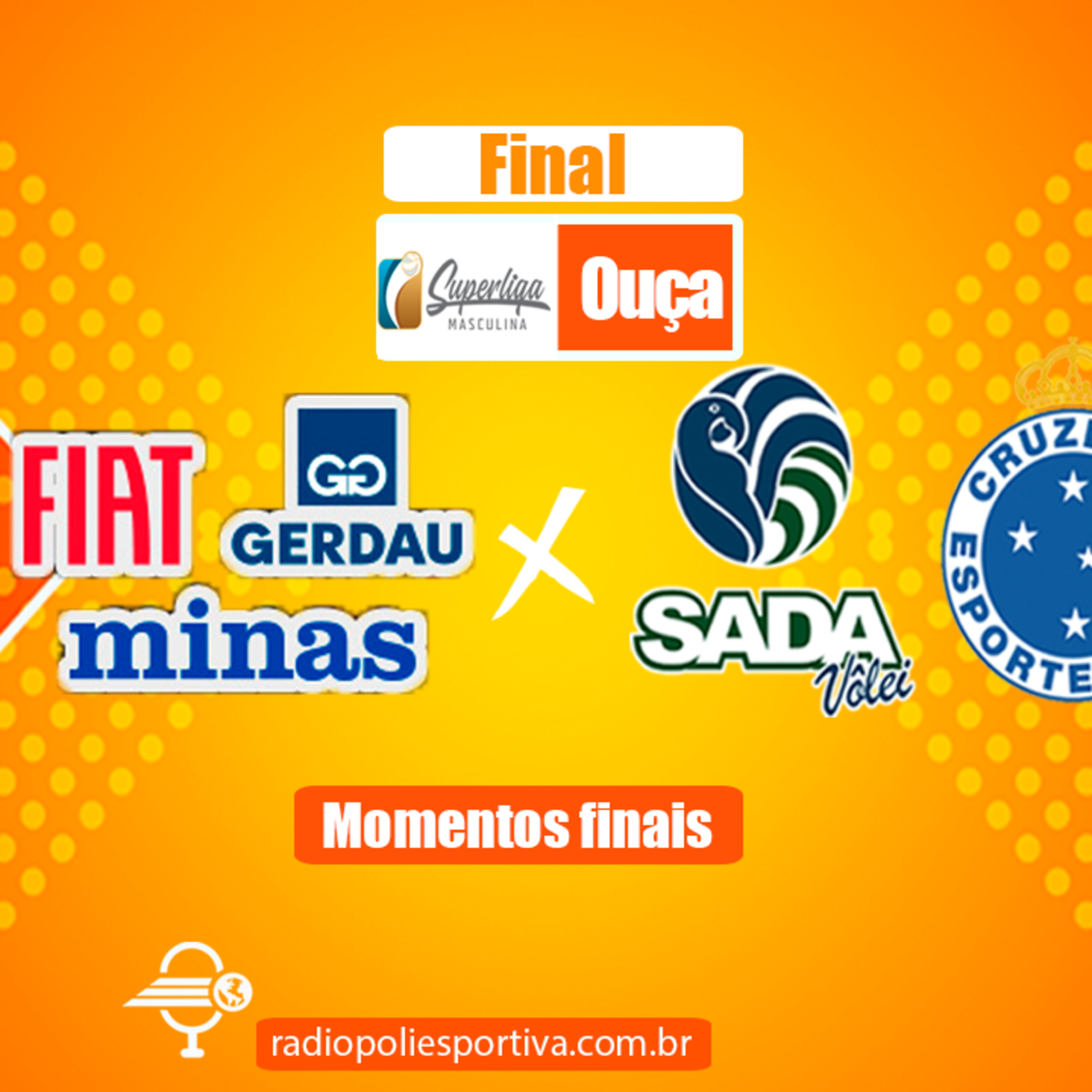 JORNADA DO VÔLEI - SUPERLIGA MASCULINA DE VÔLEI 2021 2022 - FINAL - JOGO #3 - MOMENTOS FINAIS DE FIAT GERDAU MINAS 0 X 3 SADA CRUZEIRO  episode artwork