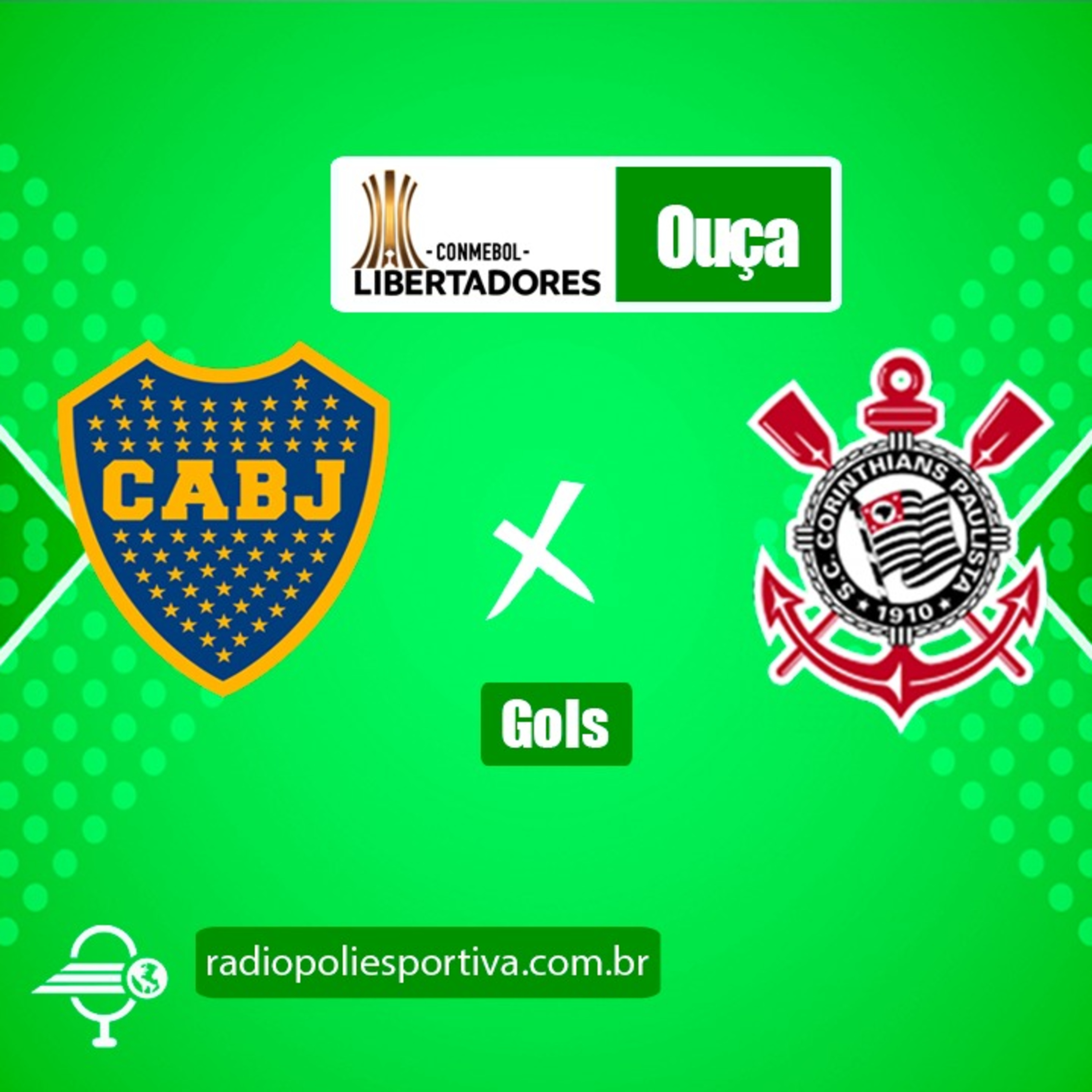 FUTEBOL NA POLIESPORTIVA - LIBERTADORES 2022 - RODADA #5 - GOLS DE BOCA JUNIORS 1 X 1 CORINTHIANS episode artwork