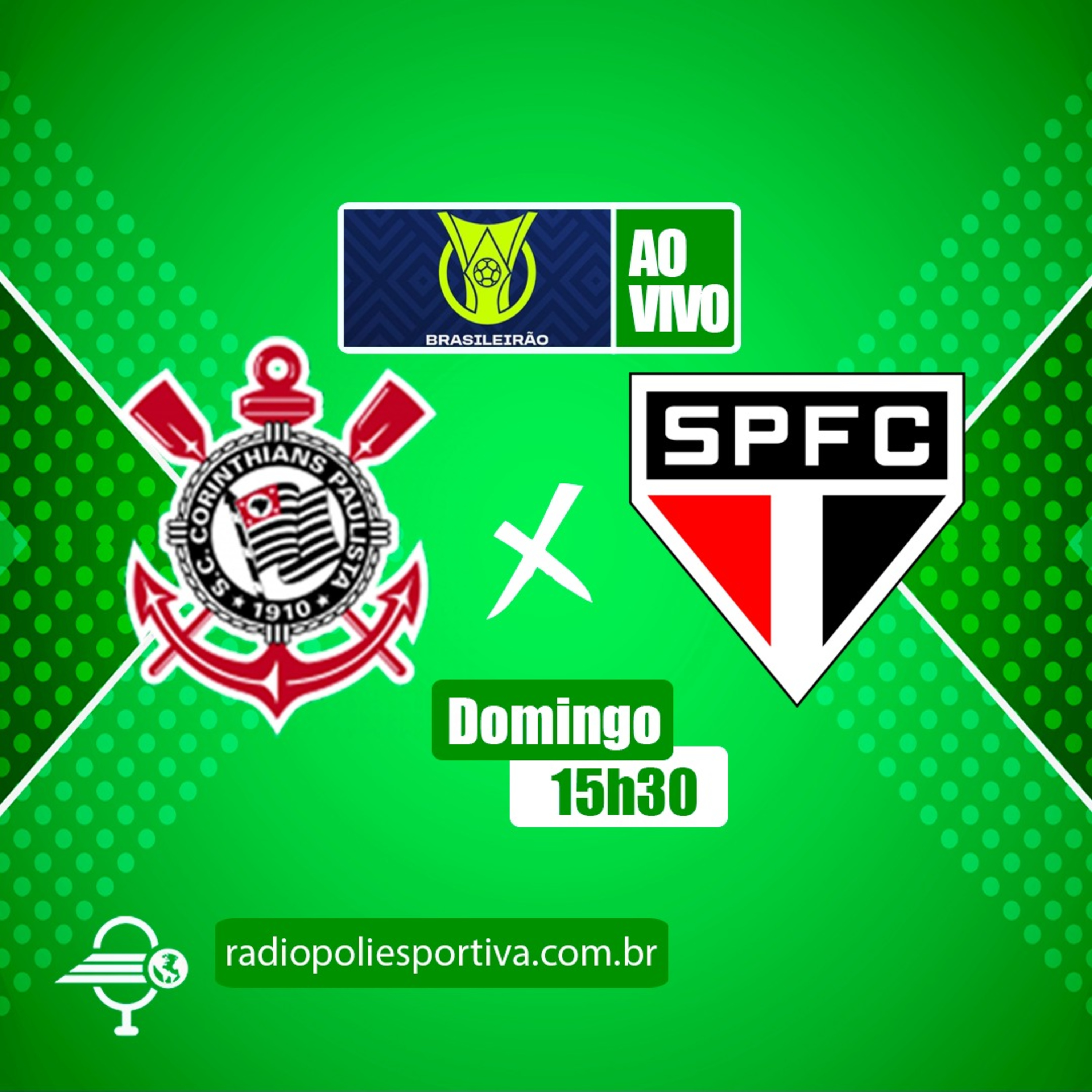 FUTEBOL NA POLIESPORTIVA - BRASILEIRÃO 2022 - RODADA #7 - GOLS DE CORINTHIANS 1 X 1 SÃO PAULO episode artwork